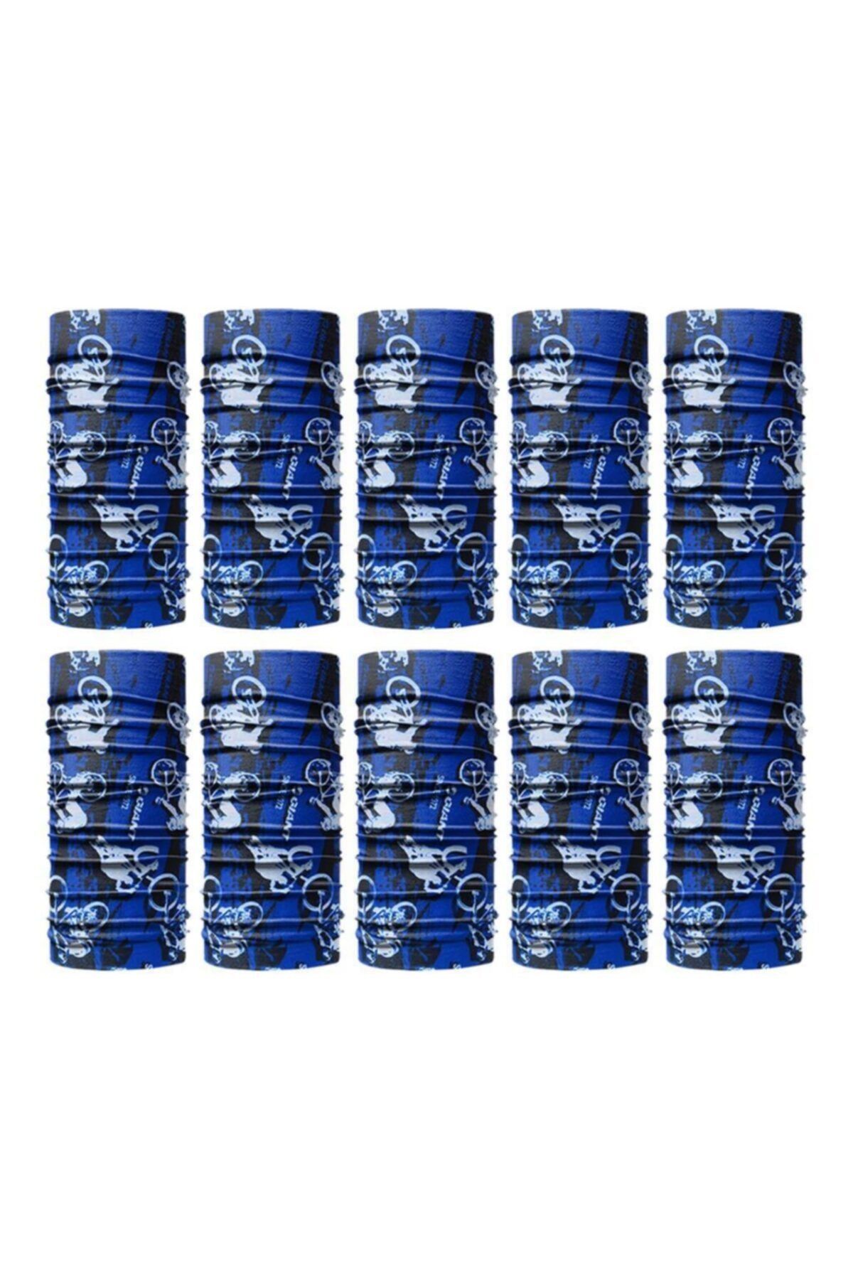Knmaster Escape Buff Bandana Boyunluk Maske Saç Bandı 10'lu Paket