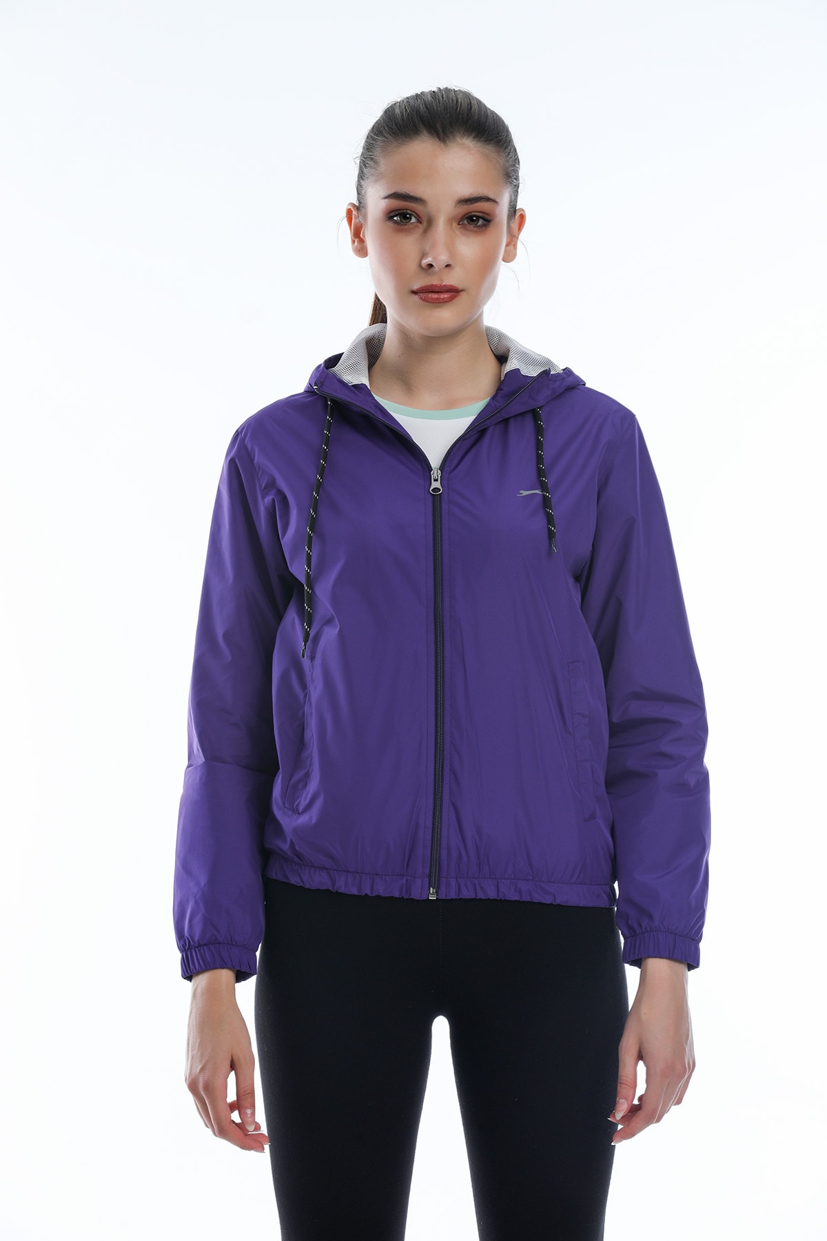 Slazenger RADON I Kadın Yağmurluk Mor