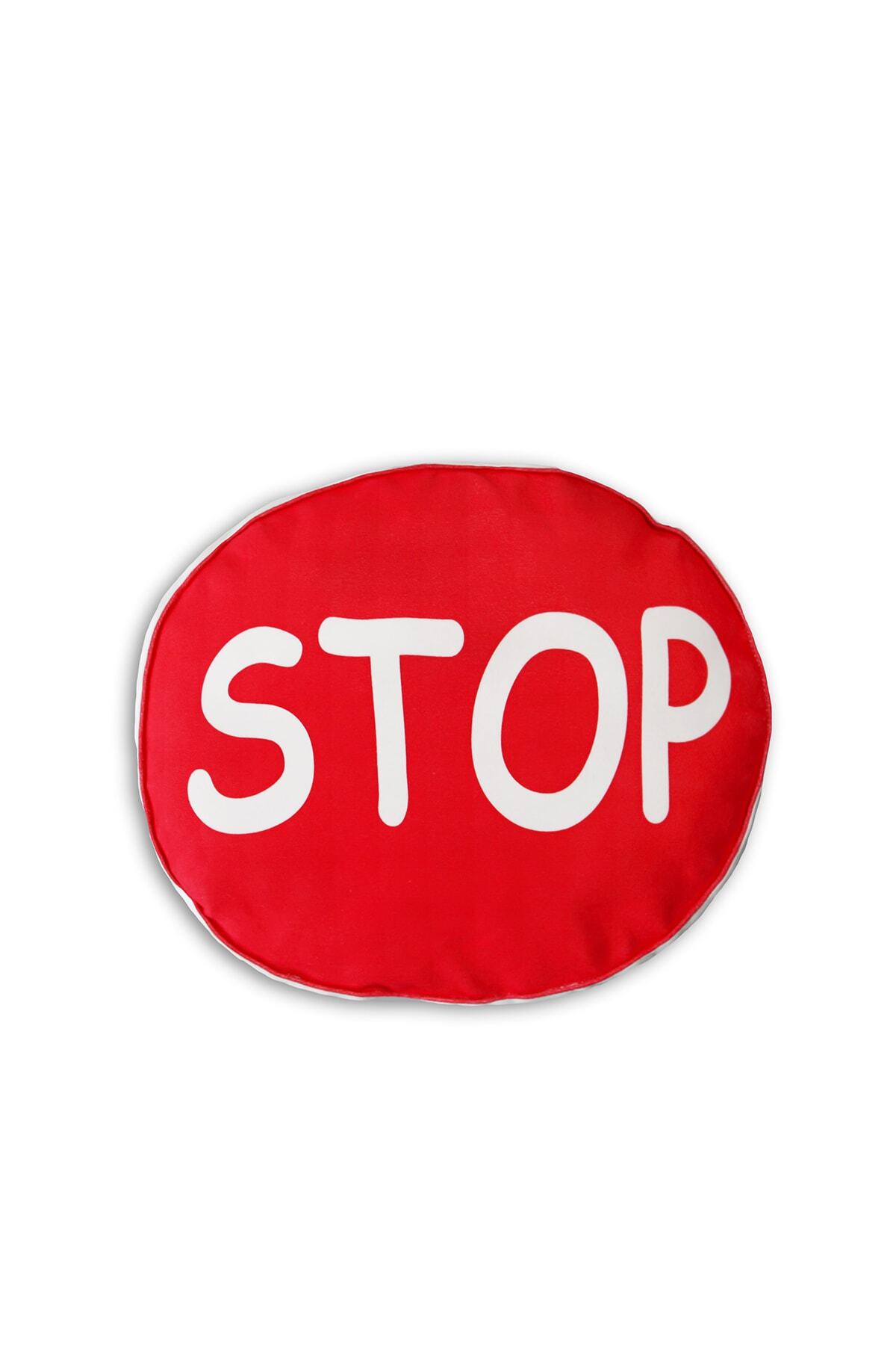 Sertex Home Stop Levhası Temalı Yastık