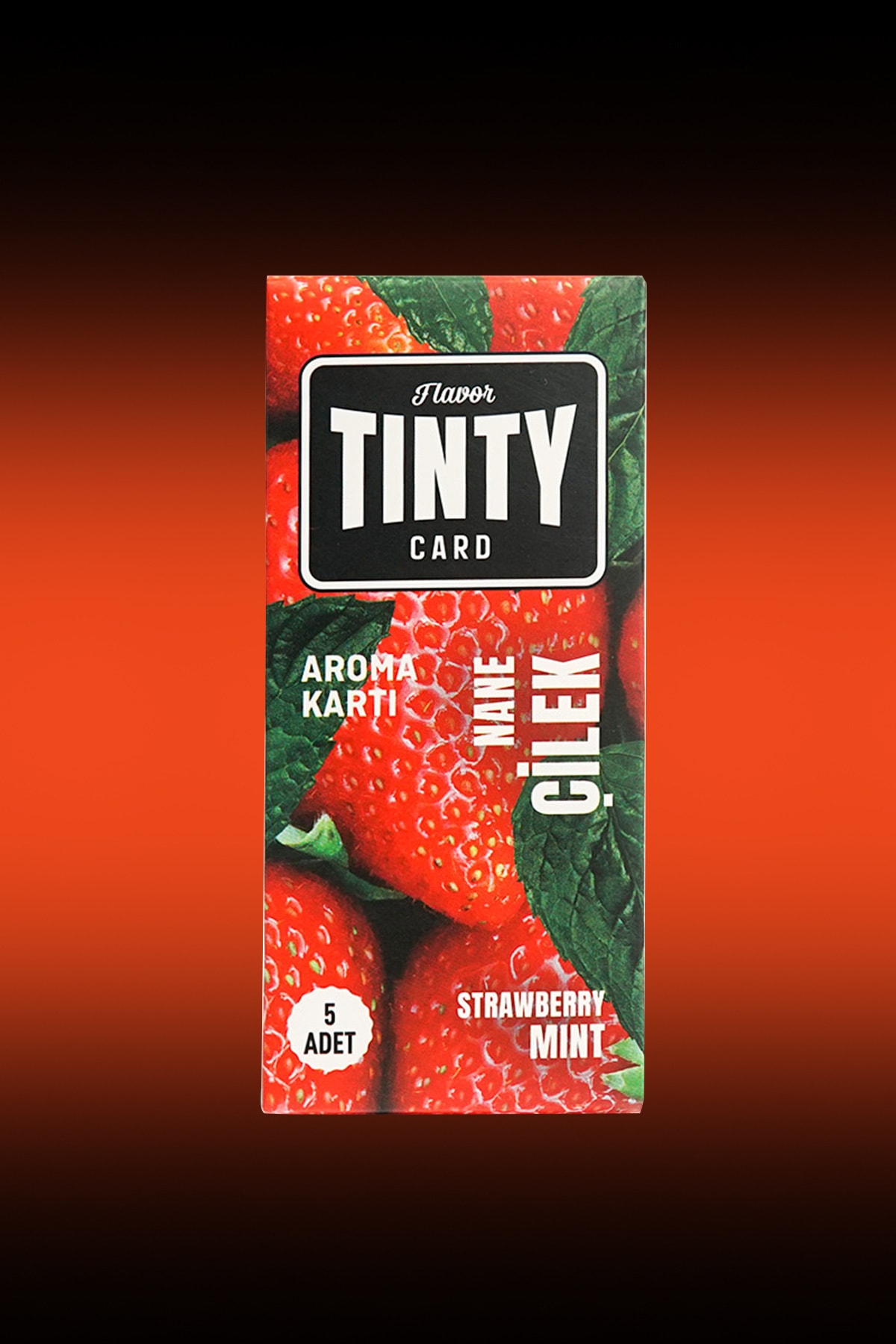 Tinty 5'li Çilek Nane Aroma Kartı - Gıda Aroması