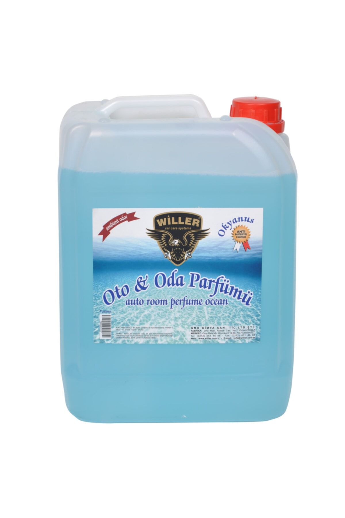 WİLLER Oto & Oda Parfümü Okyanus 5 Lt