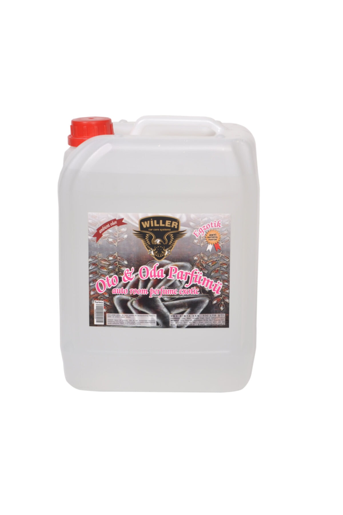 WİLLER Oto & Oda Parfümü Egzotik 5 Lt