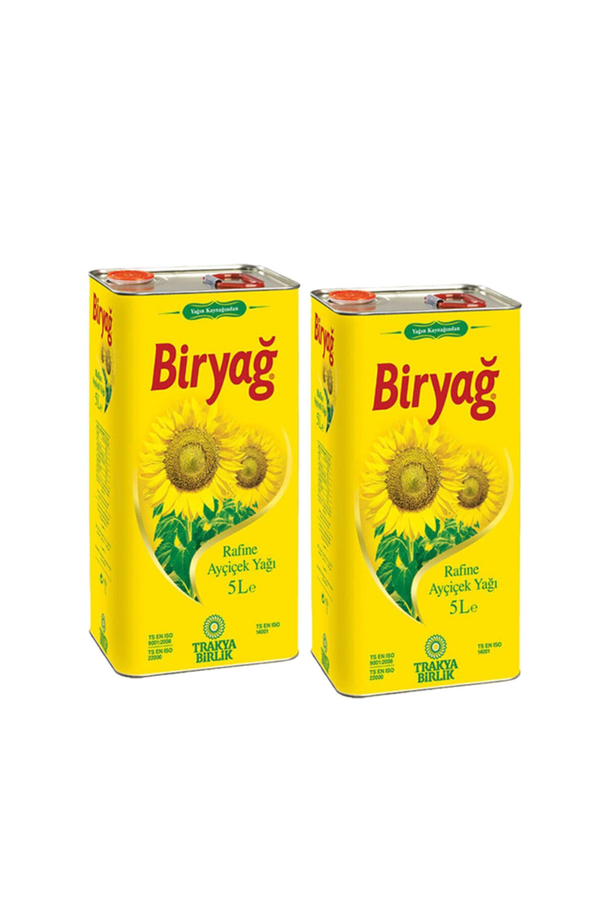 Biryağ Trakyabirlik Ayçiçek Yağı 5 Lt X 2