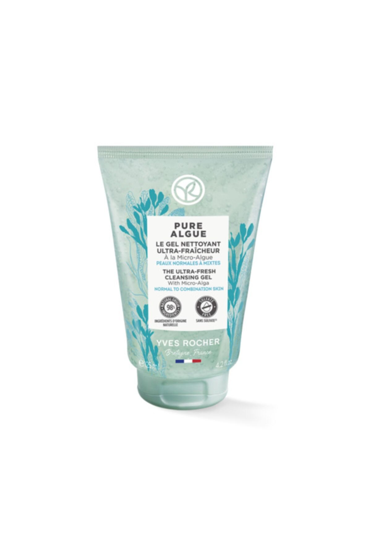 Yves Rocher Pure Algue- Nemlendirici Ve Ferahlatıcı Yüz Yıkama Jeli - 125 Ml
