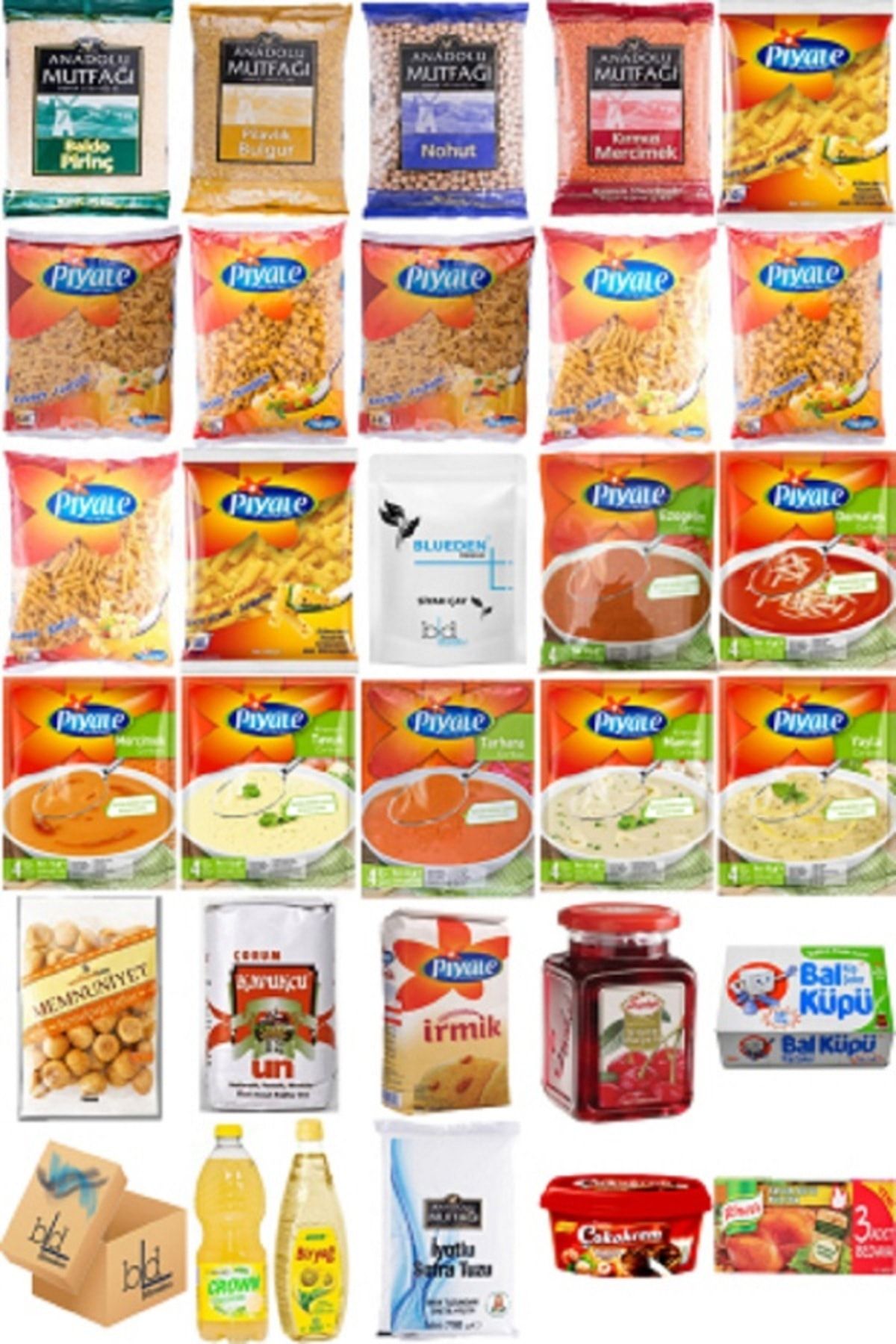 Blueden Kumanya Ramazan Paketi 30 Parça 112 Nolu Paket