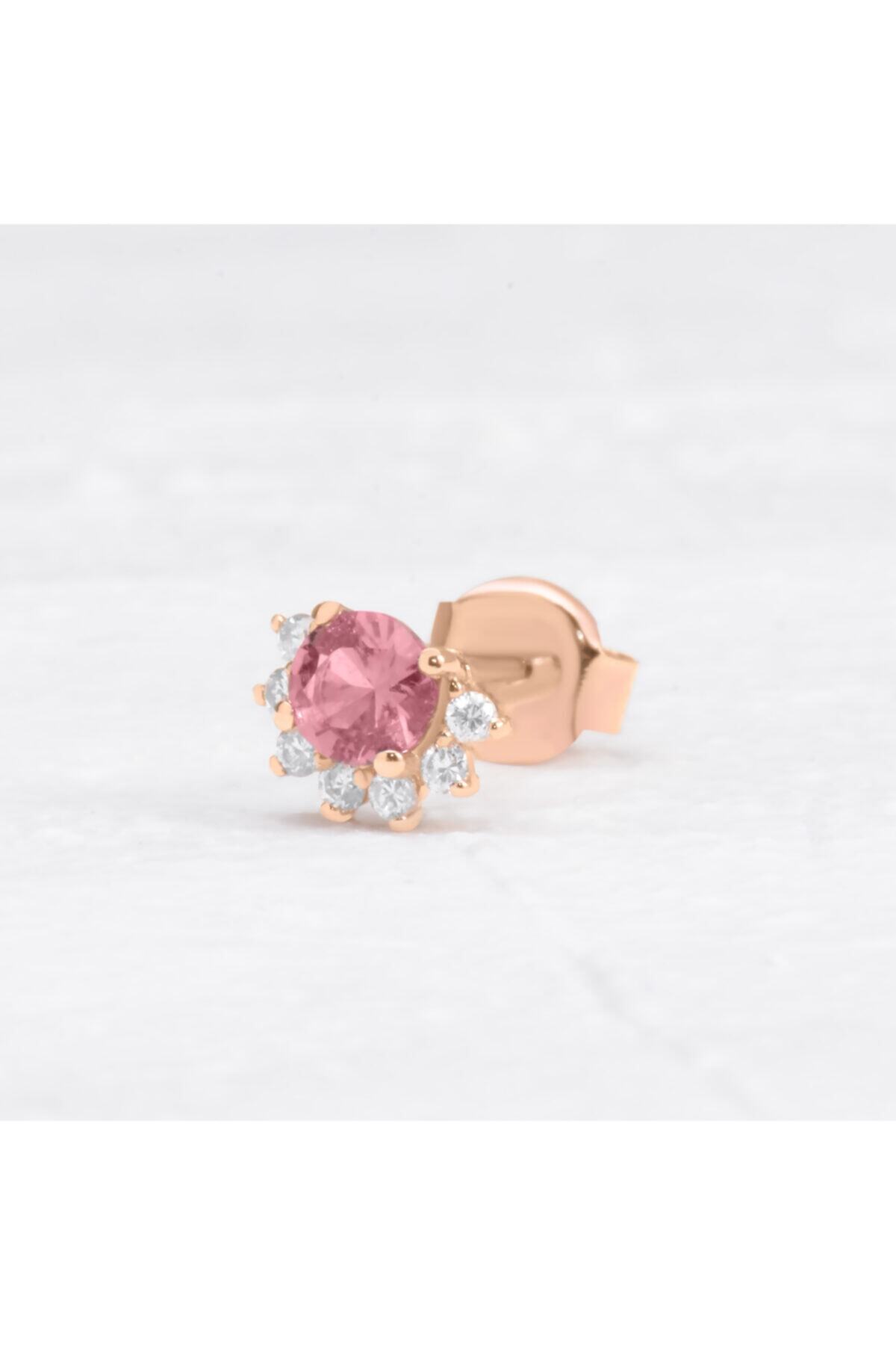 kılıçlar jewellery & diamond Larissa Pırlanta Pembe Turmalin Pırlanta Küpe