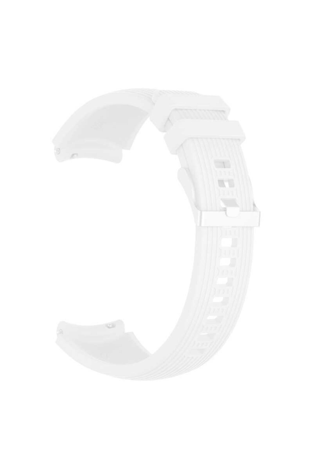 noktaks Galaxy Watch Uyumlu 46mm 22mm Krd-18 Silikon Kordon Akıllı Saat Kordonu