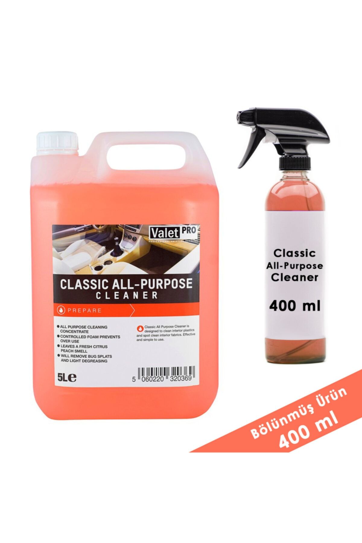 Valet Pro Apc Classic All Purpose Cleaner Bölünmüş Ürün 400 Ml