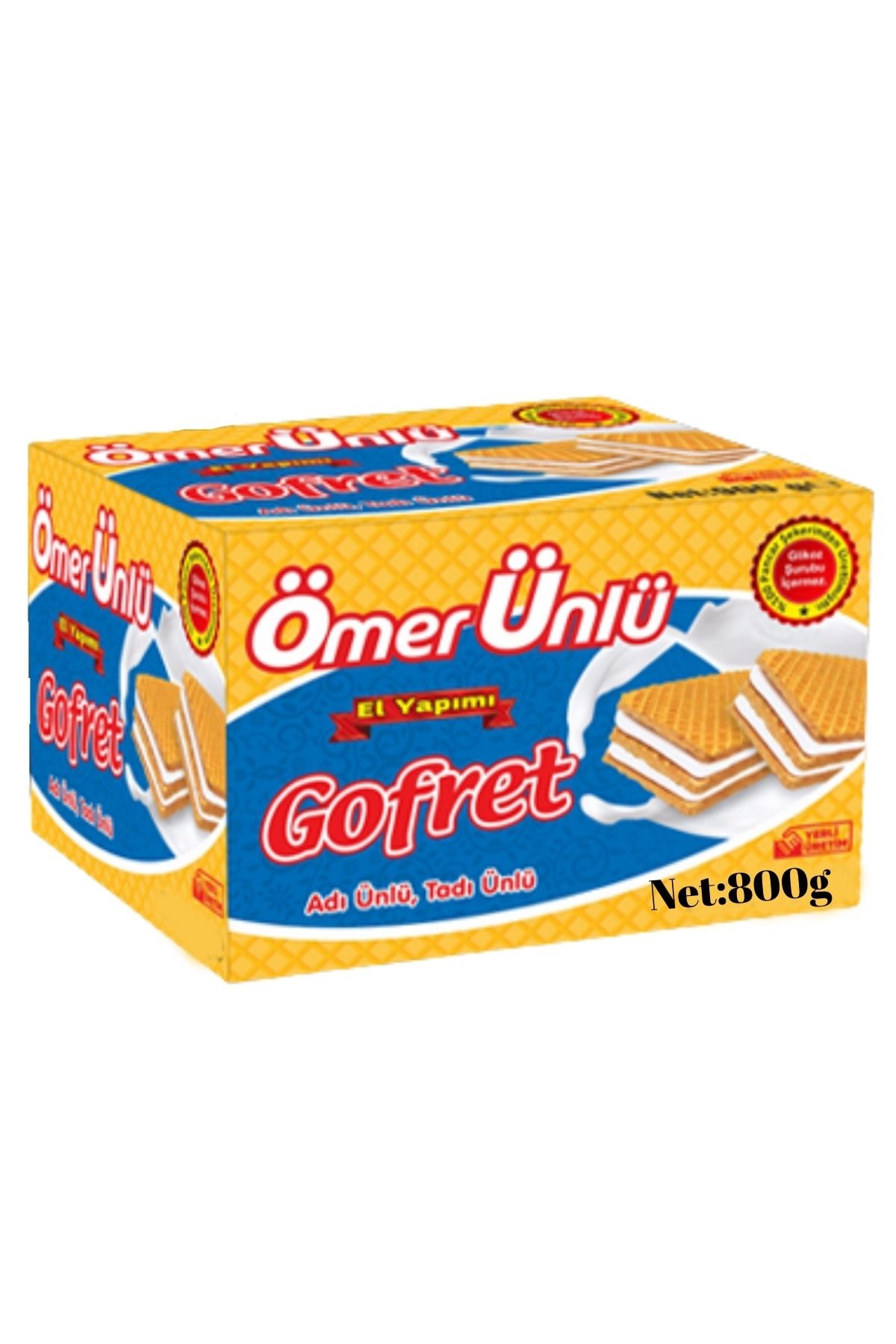 Ünlü El Yapımı Gofret 800g