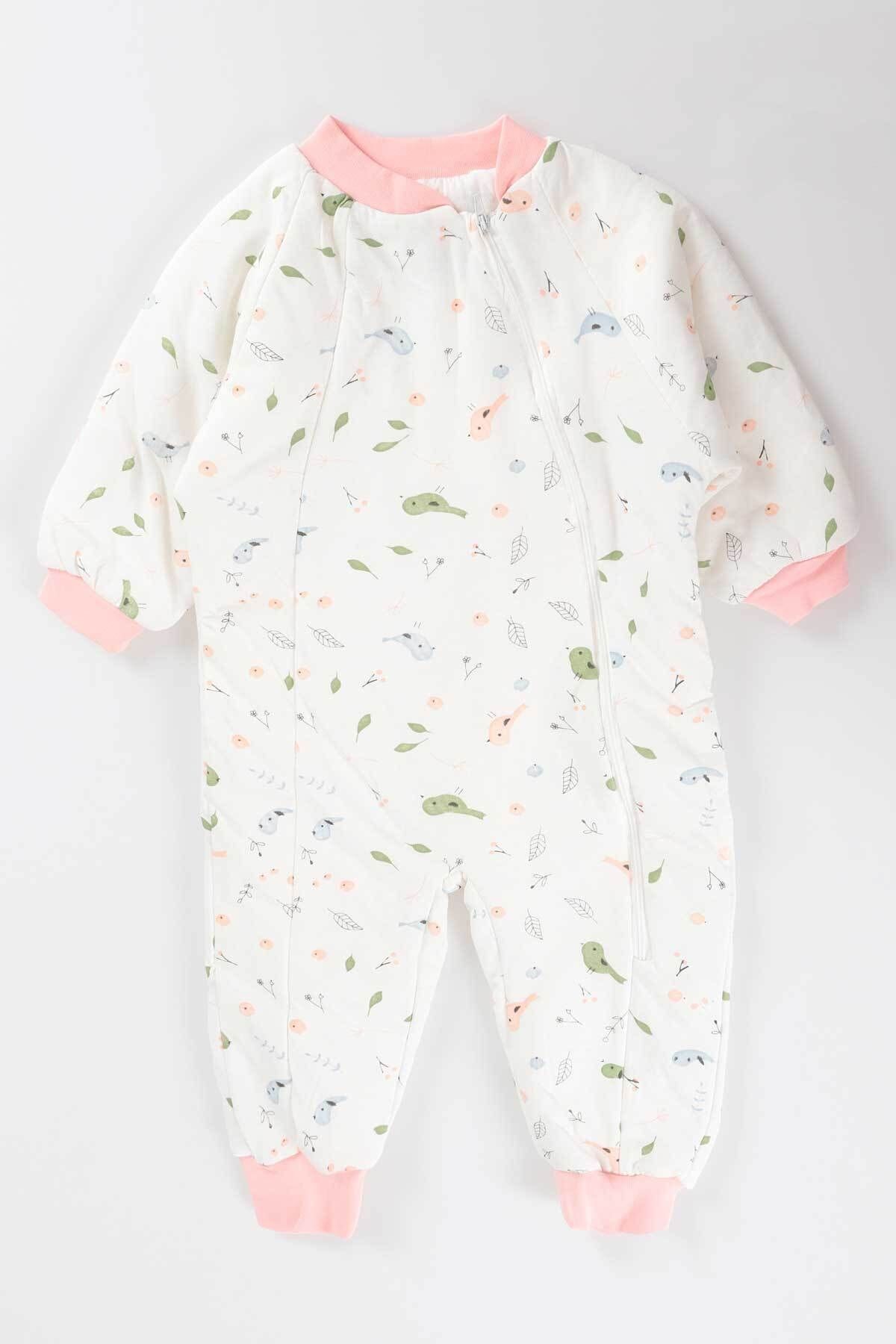 Ahenk Kids 504 Kız Kuşlu Elyaflı Uyku Tulumu