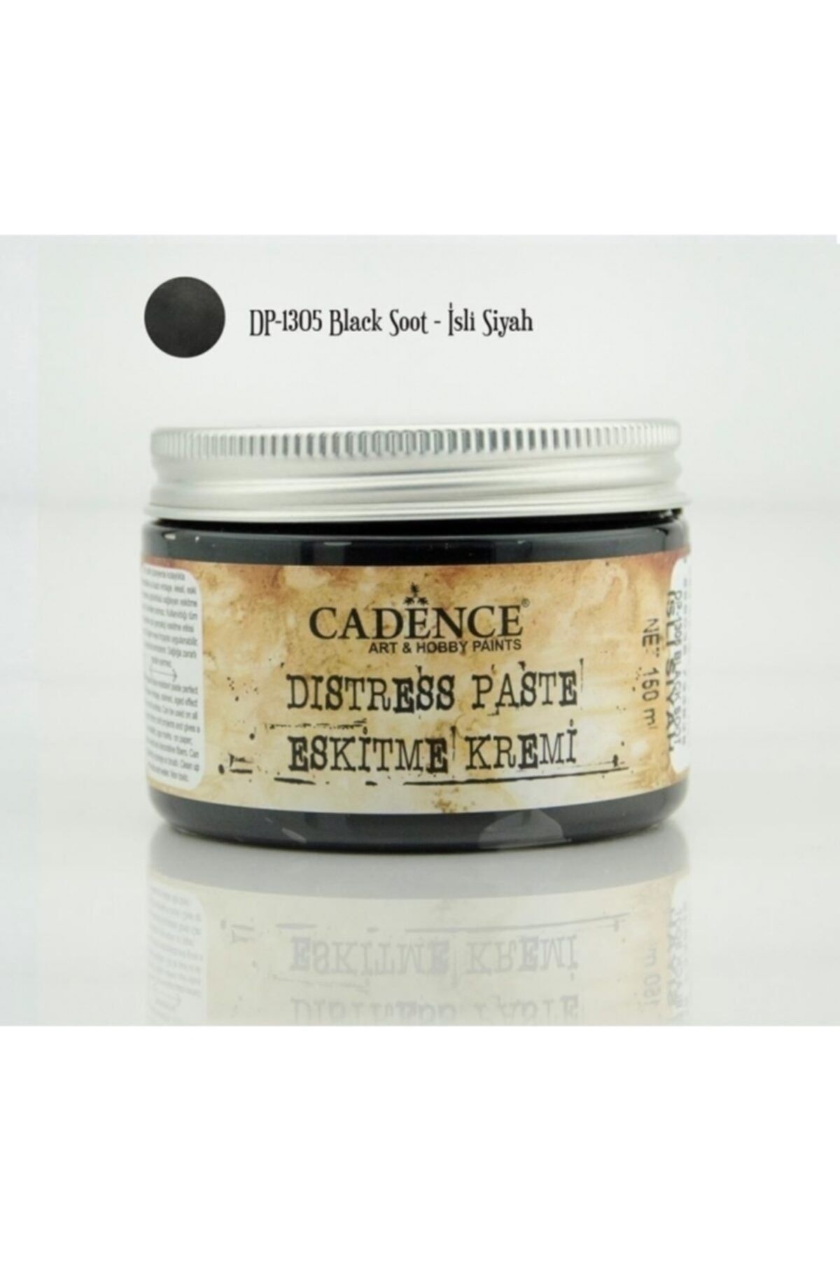 Cadence Distress Paste Eskitme Kremi 150 ml. 1305 Isli Siyah