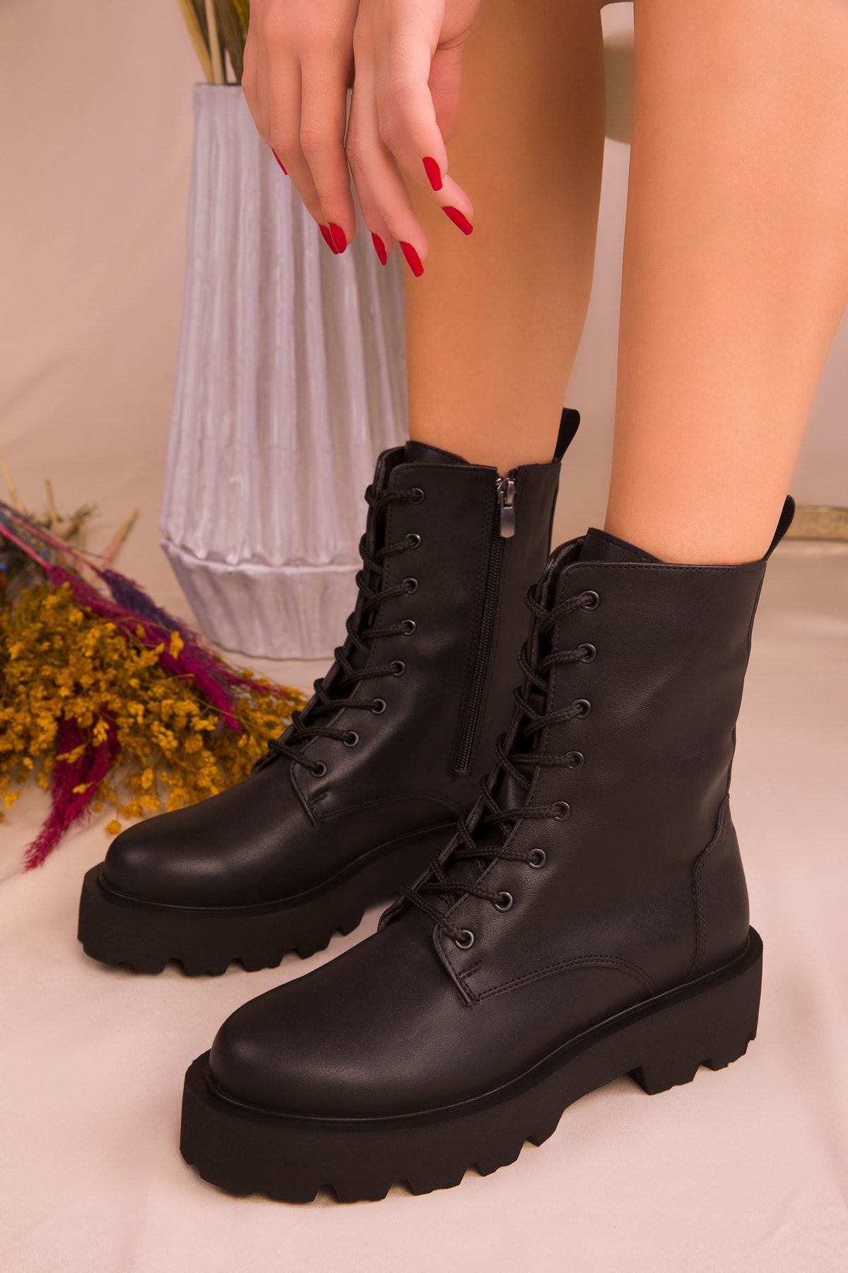 SOHO Kadın Siyah Bot & Bootie 16569