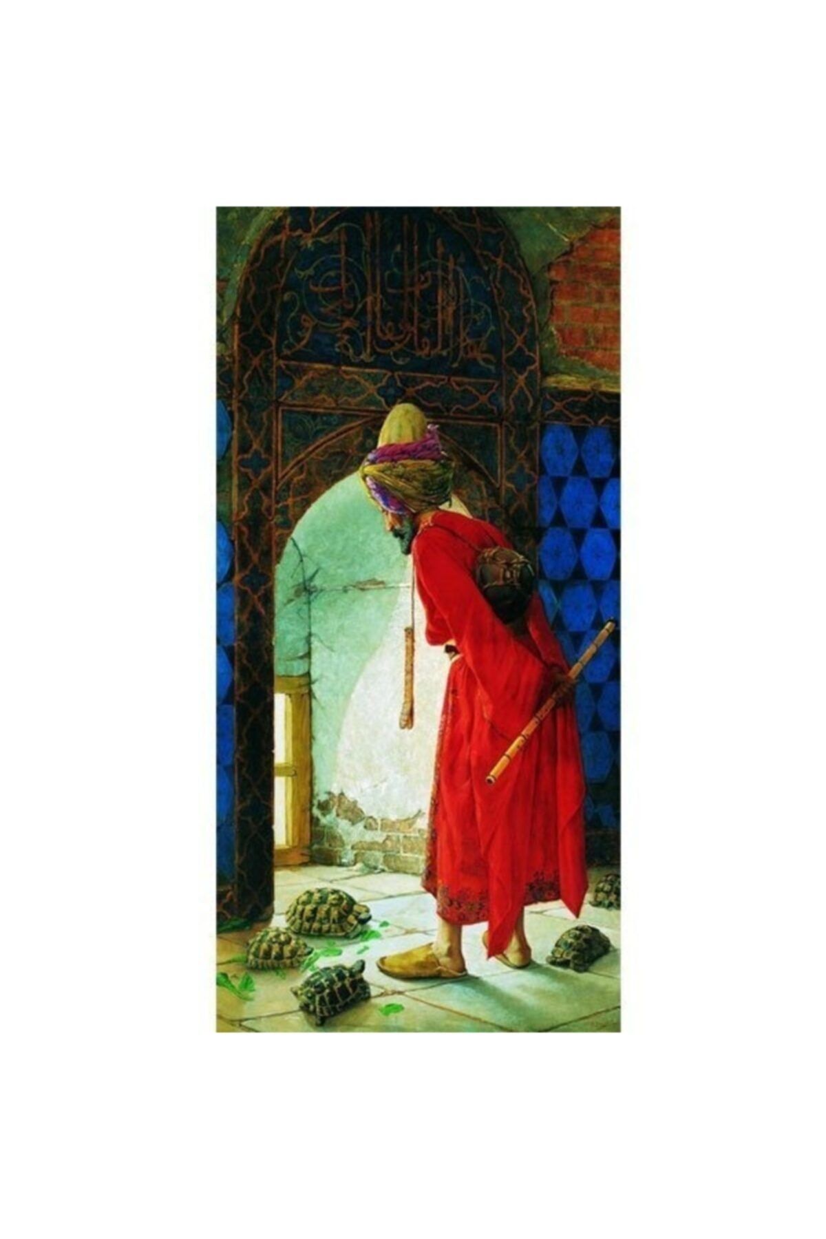 EvinKapında 3755  Kaplumbağa Terbiyecisi - Osman Hamdi Bey 1500 Parça Puzzle