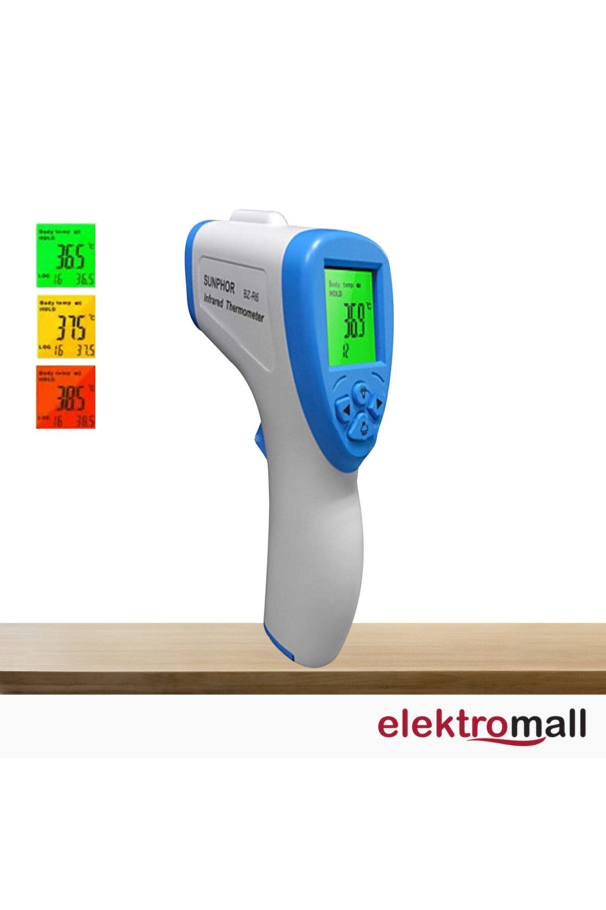 SUNPHOR Temassız Ateş Ölçer Dijital Termometre Bz-r6