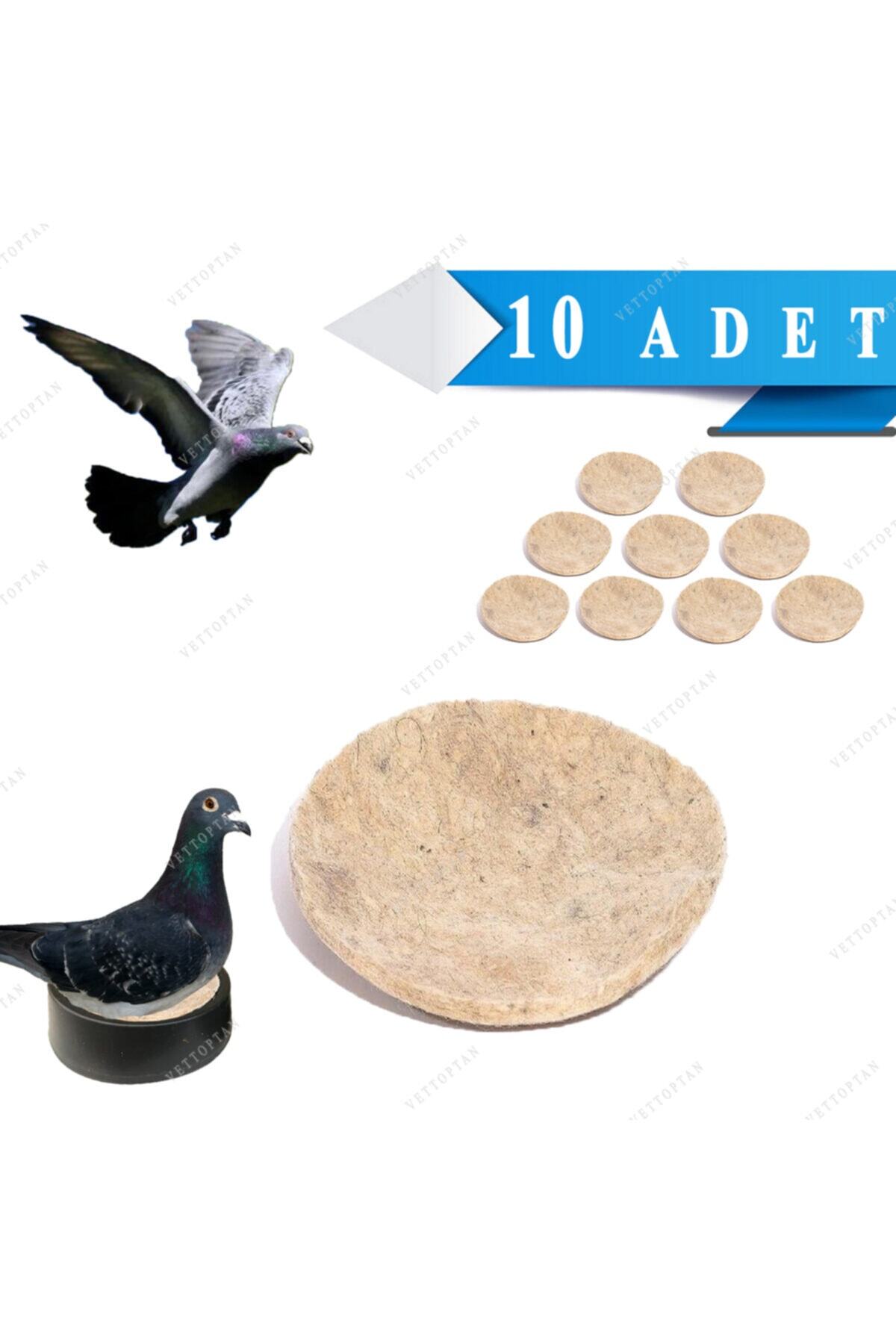 Endiket 10 Adet Yün Keçeden Folluk Güvercin Folluğu Keçesi Yumurtalık Yuvalık Için Yün Keçe Pigeon Güvercin