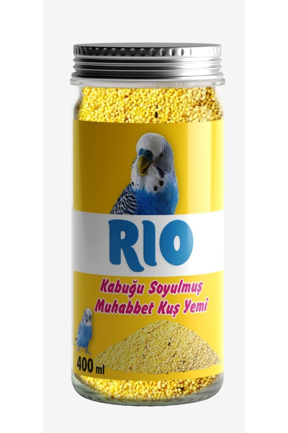 Rio Big Power Kabuğu Soyulmuş Muhabbet Kuş Yemi 400 Ml