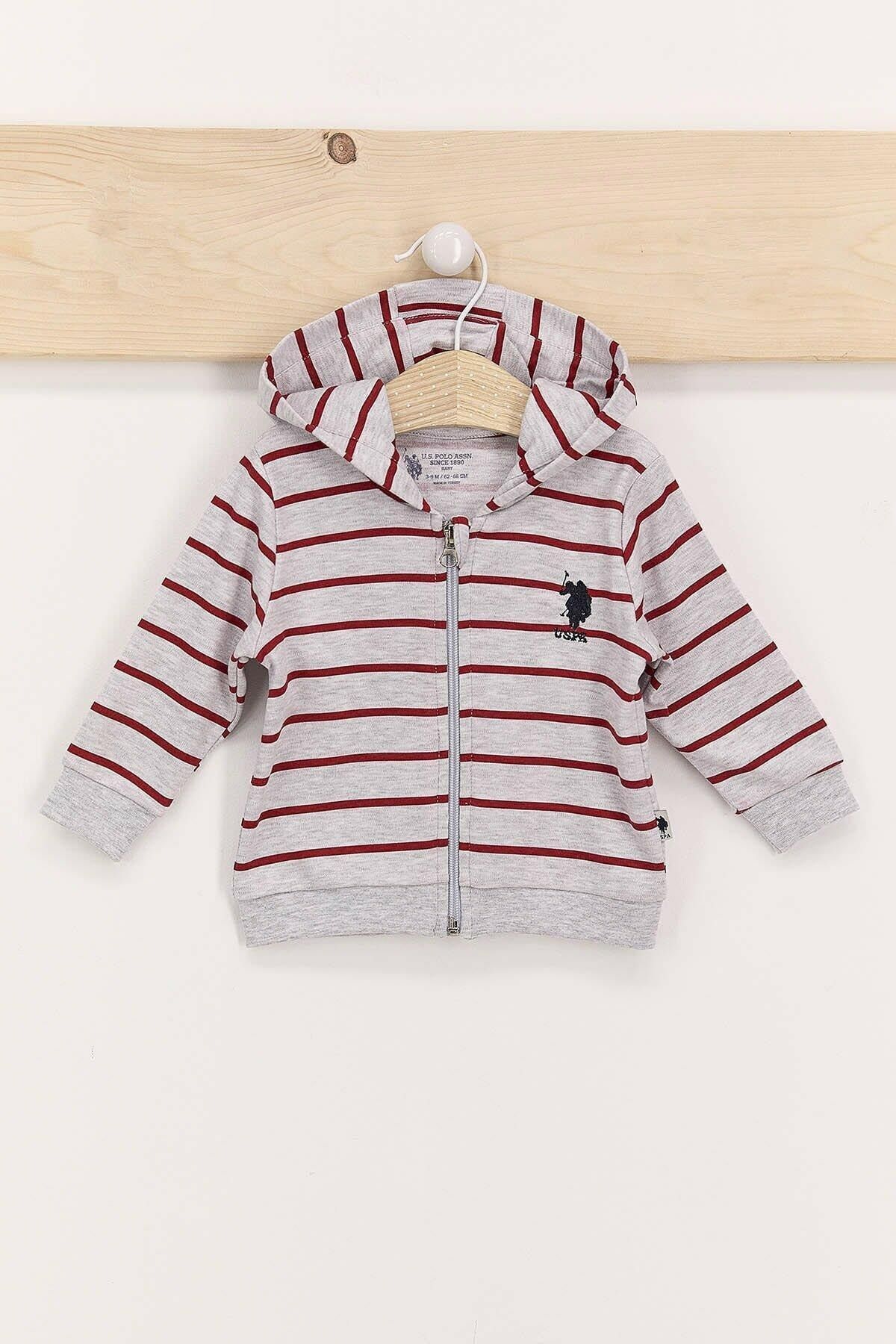 U.S. Polo Assn. Us Polo Kapşonlu Hırka Erkek Bebek