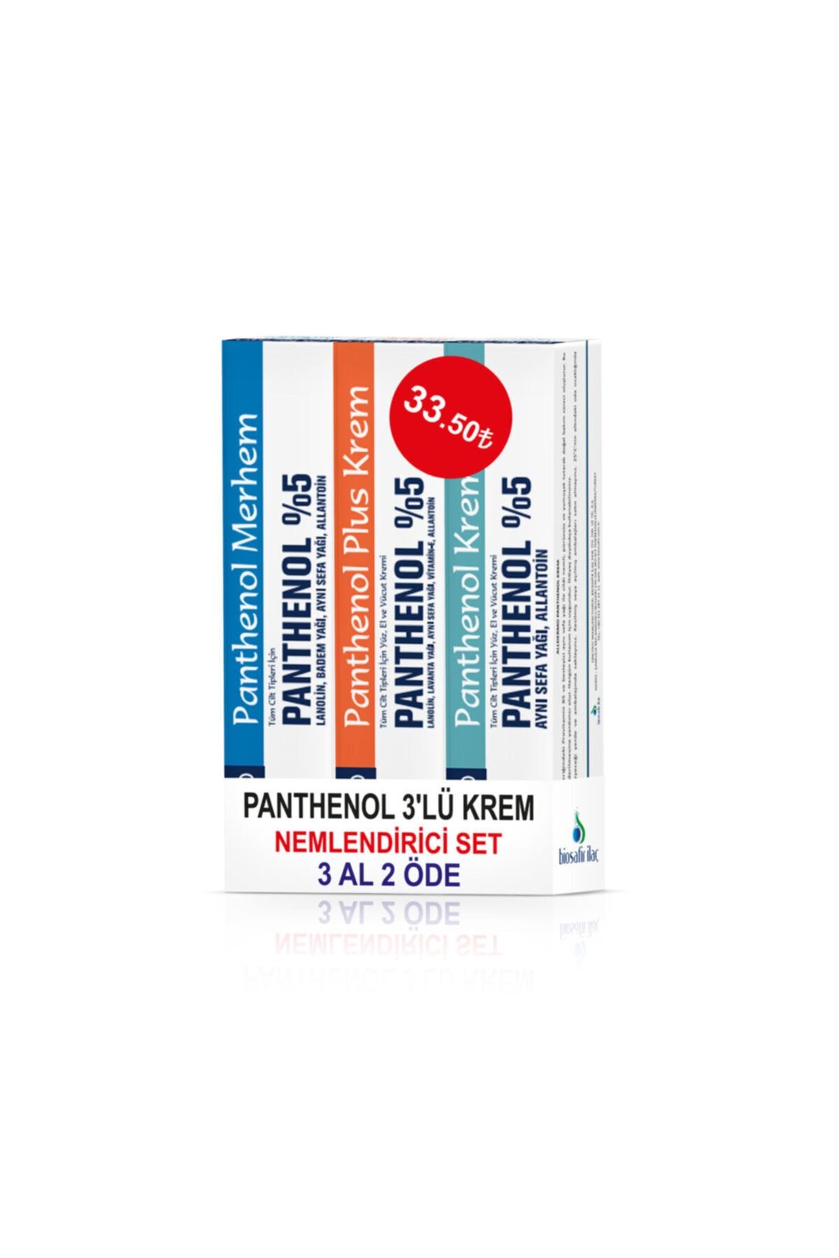 Panthenol Alldermo 40g (3 Al 2 Öde) Nemlendirici Set