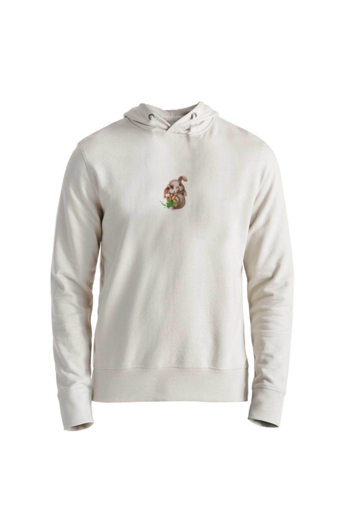 Alfa Tshirt Animal Tavşan3 Dijital Baskılı Ekru Sweatshirt