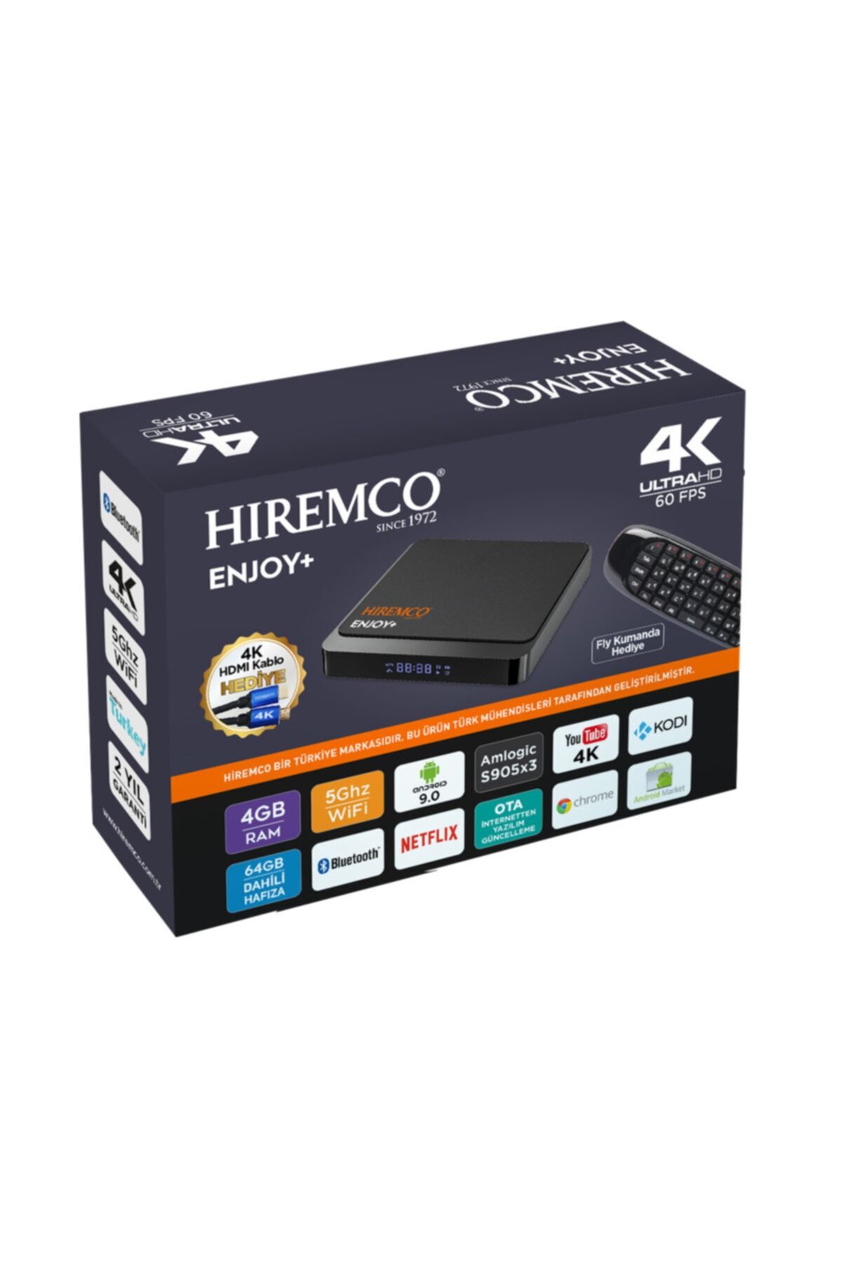 Hiremco 4k Enjoy Uydu Alıcısı