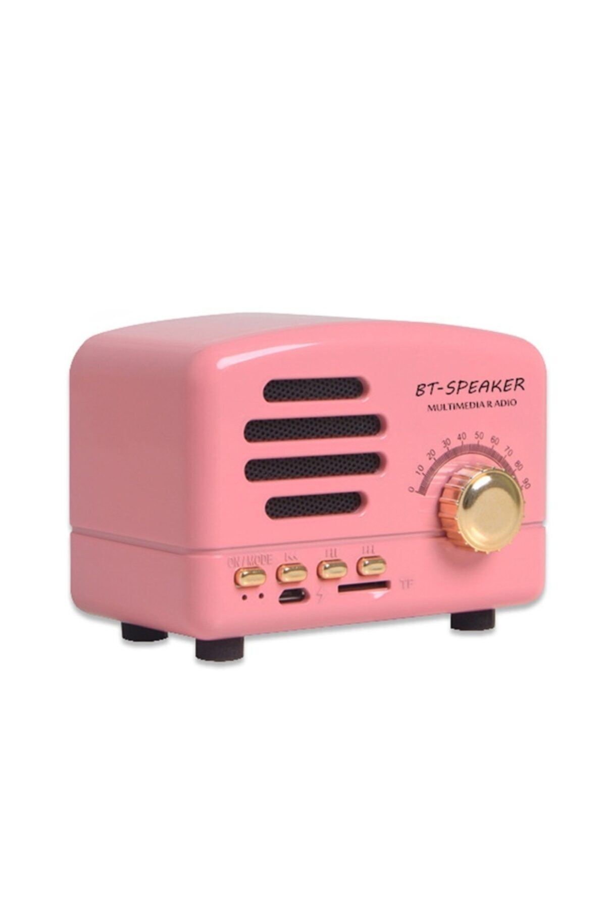 JUNGLEE Retro Nostaljik Mini Radyo Bluetooth Hoparlör Sd Speaker Bt01