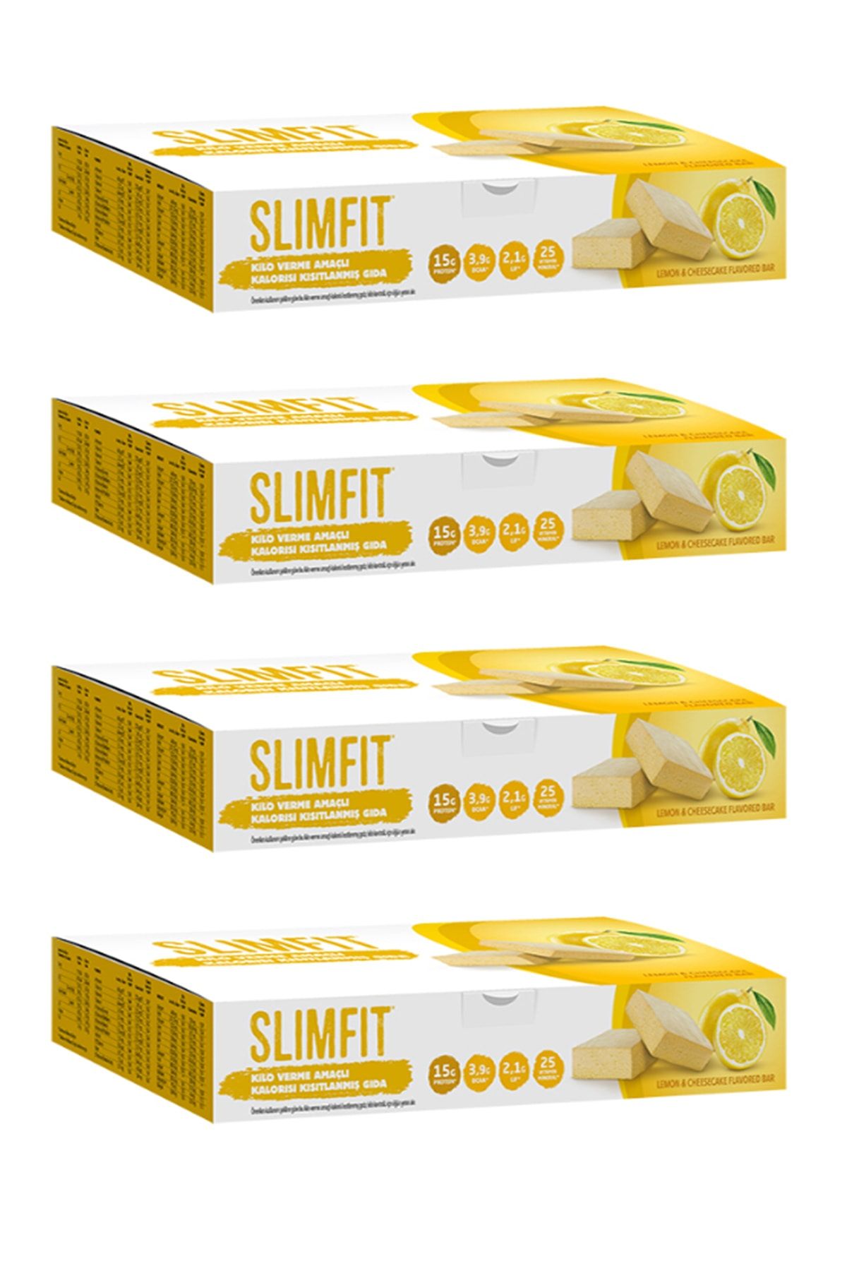 Slimfit Limonlu Protein Bar 4 Kutu X 10 Adet X 50g