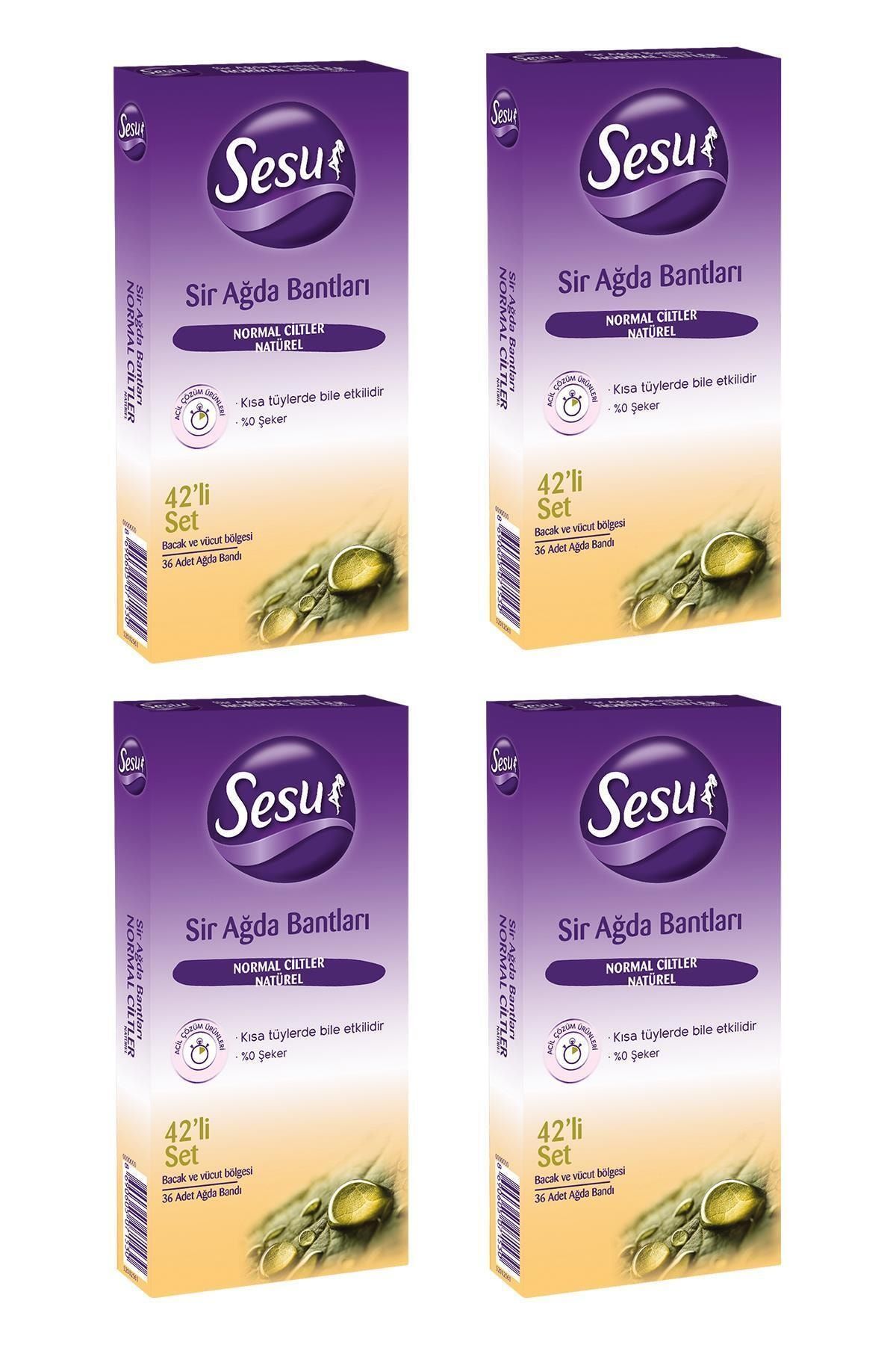 Sesu Sir Ağda Bandı Normal Ciltler 42'li X 4 Adet