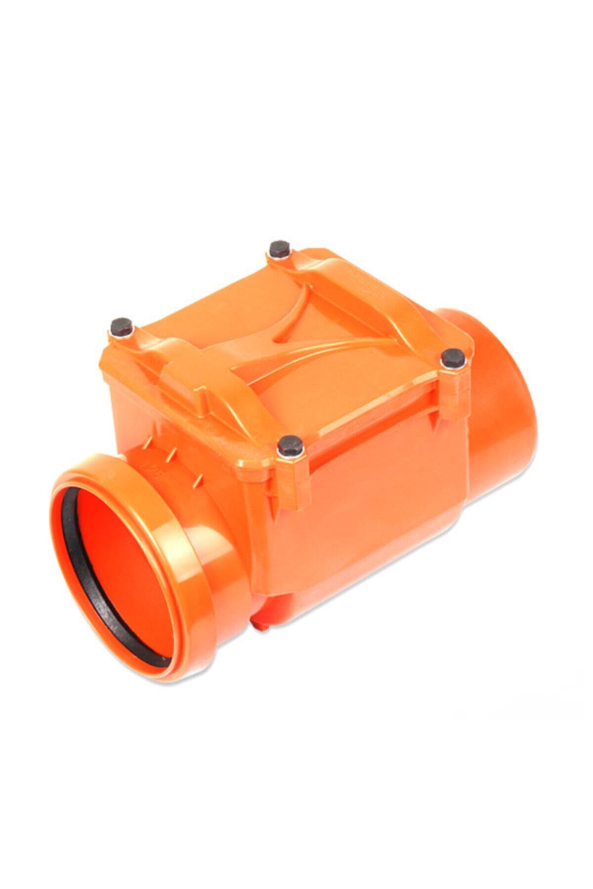 LUX WARES Plastik Atık Pis Su Çekvalf Klapeli 125mm