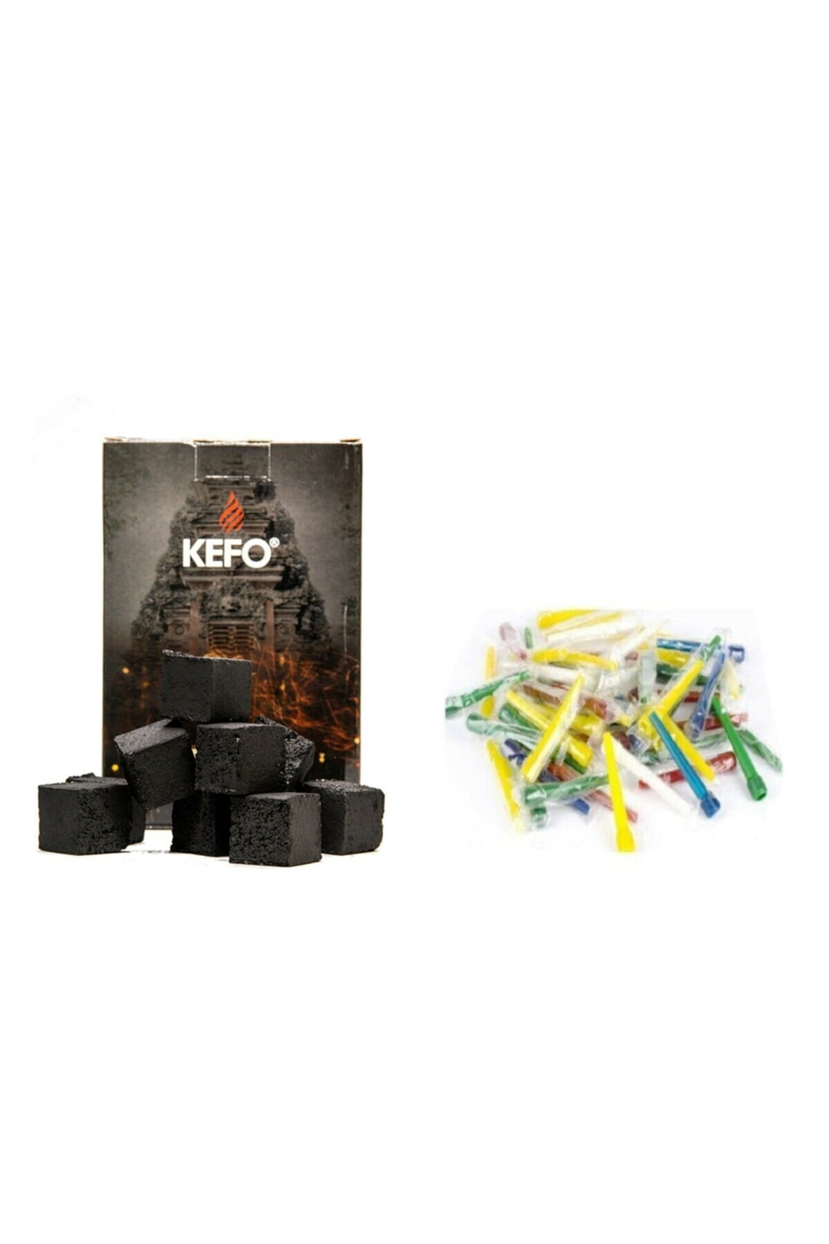 YILMAZNARGİLE Kefo 2021 Nargile Kömürü Ve 100'lü Sipsi
