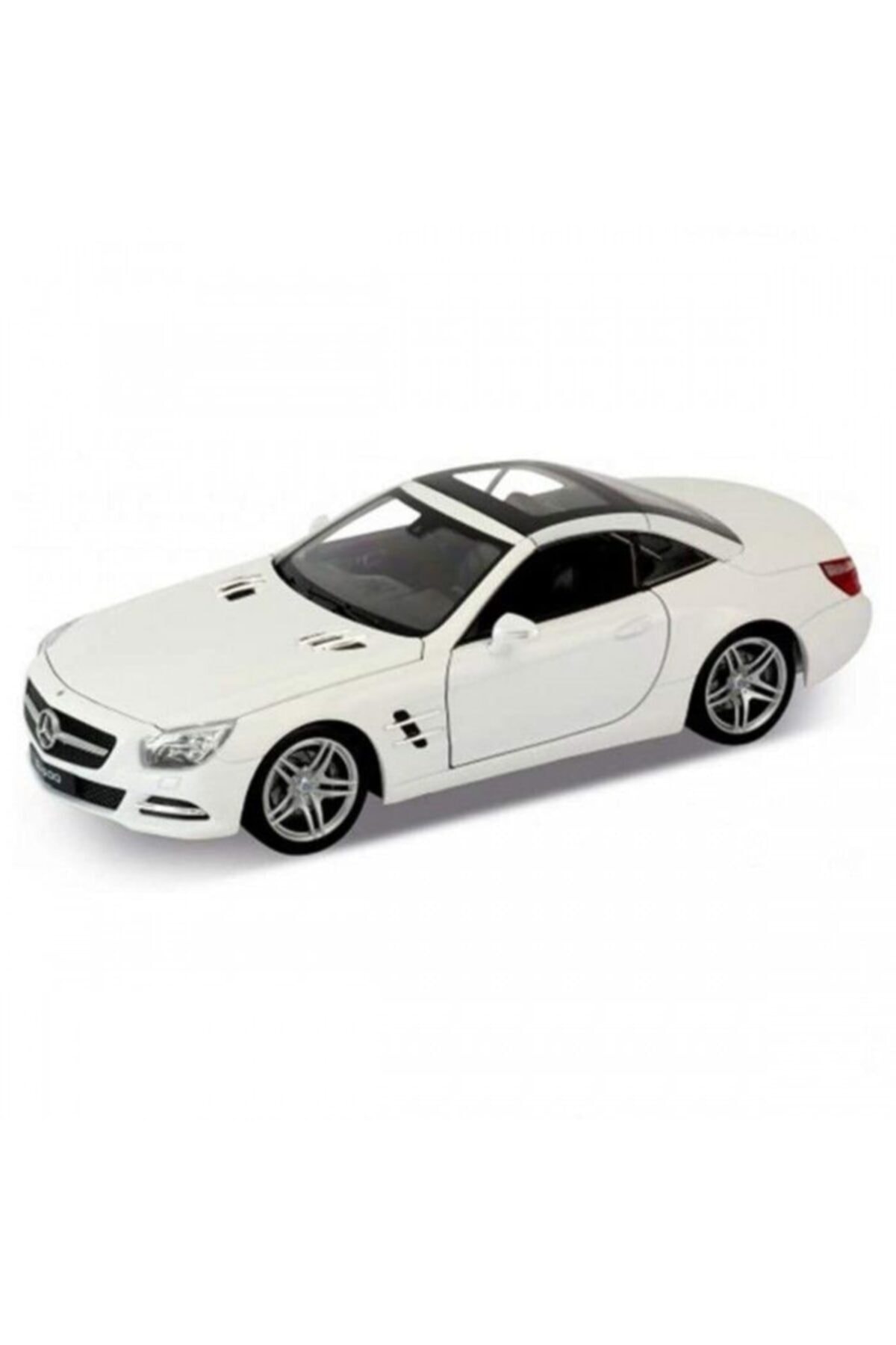 WELLY 1:24 2012 Mercedes Benz Sl 500 Model Araba Klasik Koleksiyon Araba Beyaz
