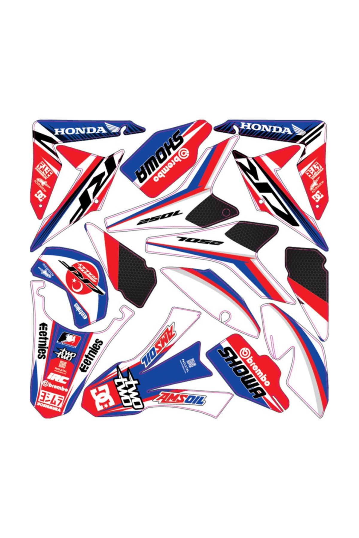 apline Honda Crf 250 L Sticker Seti Rally