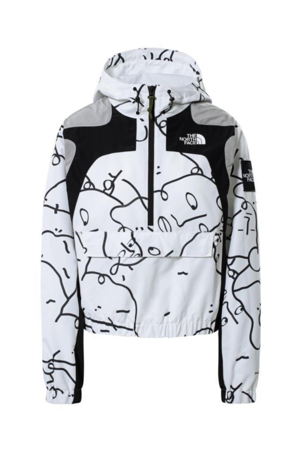 THE NORTH FACE Bb Search Rescue Short Wind Kadın Rüzğarlık Mont Beyaz