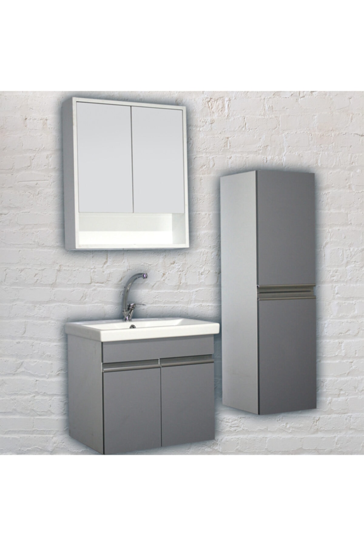 TRUVABANYO Truva Banyo Dolabı Takımı