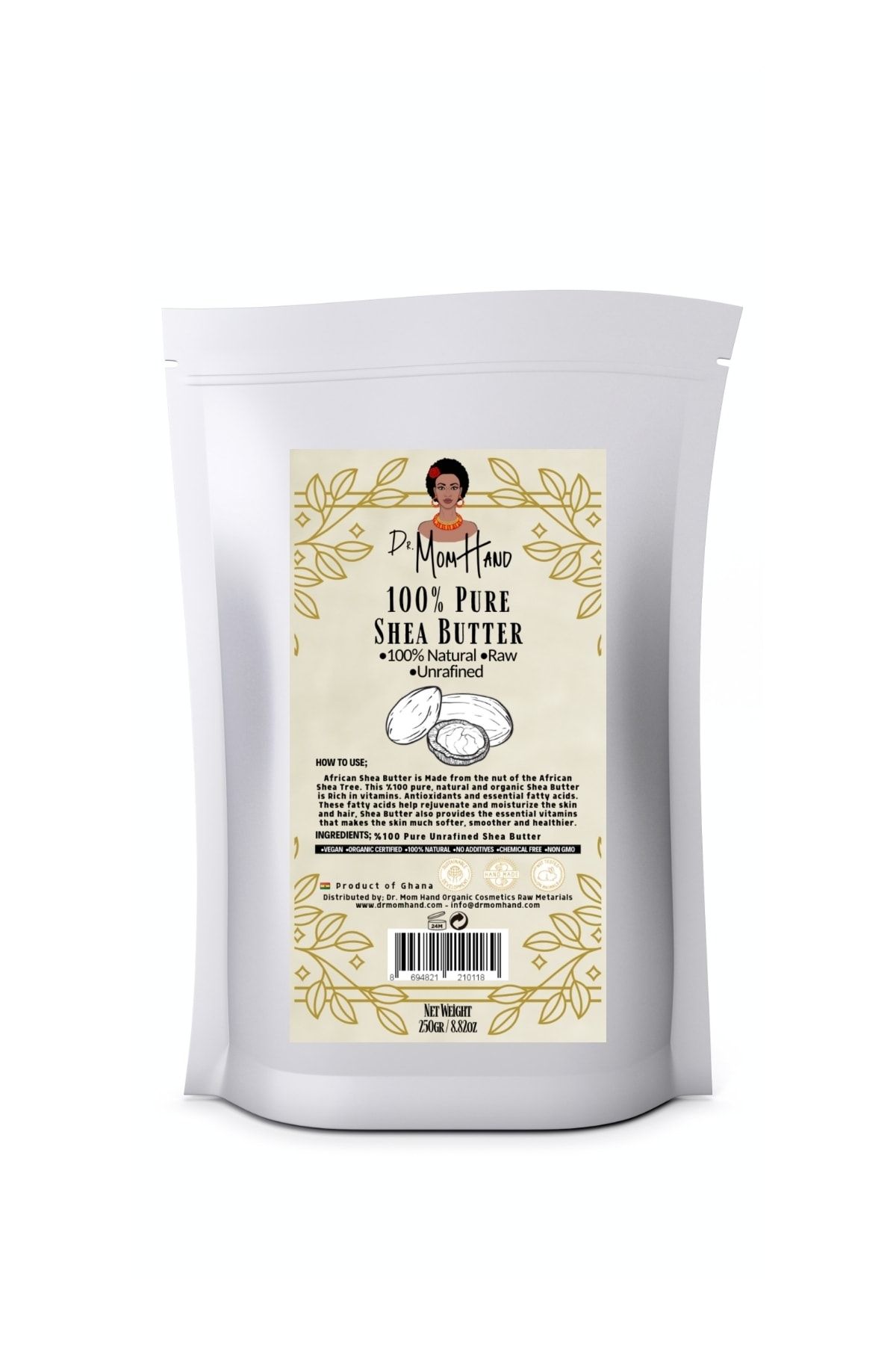 Dr. Mom Hand Organik Afrika Shea Yağı (butter) 250 gr