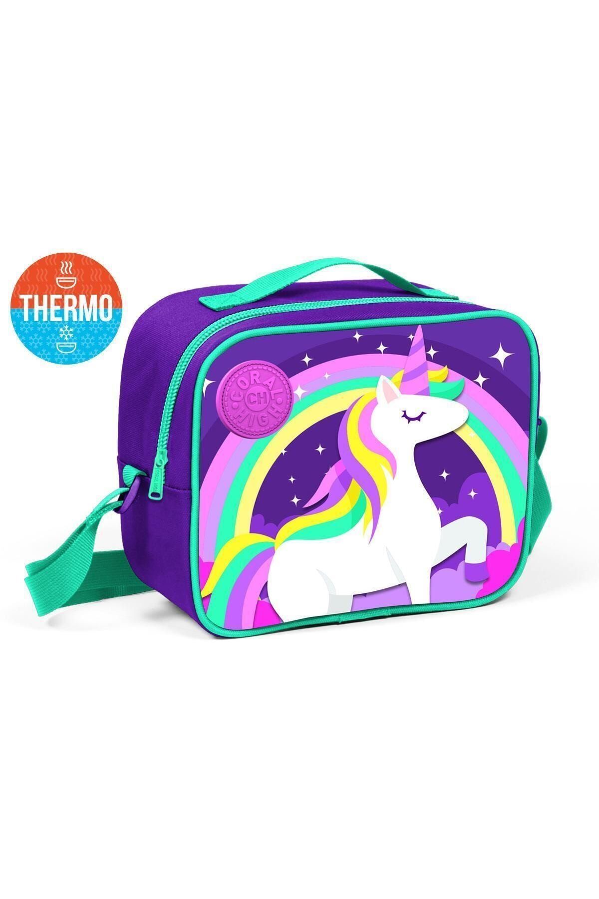 Coral High Kids Mor Unicornlu Thermo Beslenme Çantası 22886