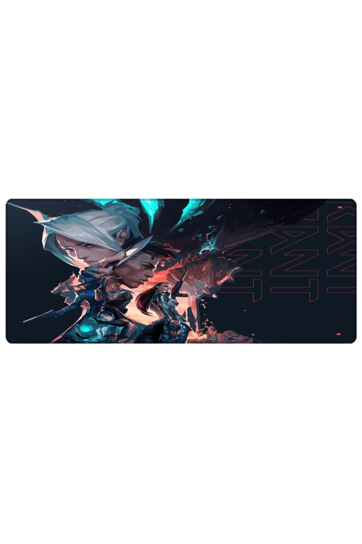 PORGE Lacivert Ajanlar Mouse Pad 90x40 Cm Xxl Büyük Gaming Oyuncu Mousepad