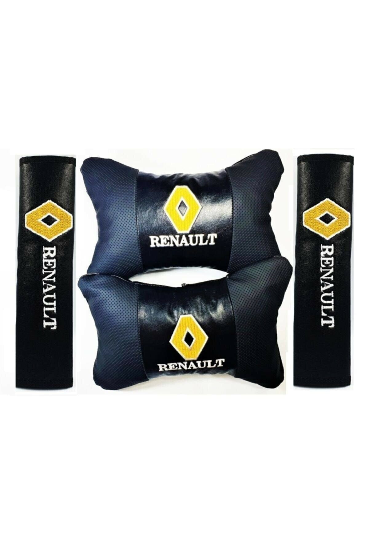 OTOPİNK Renö Megan 2 Premium Konfor Seti Yastık-kemer- Set