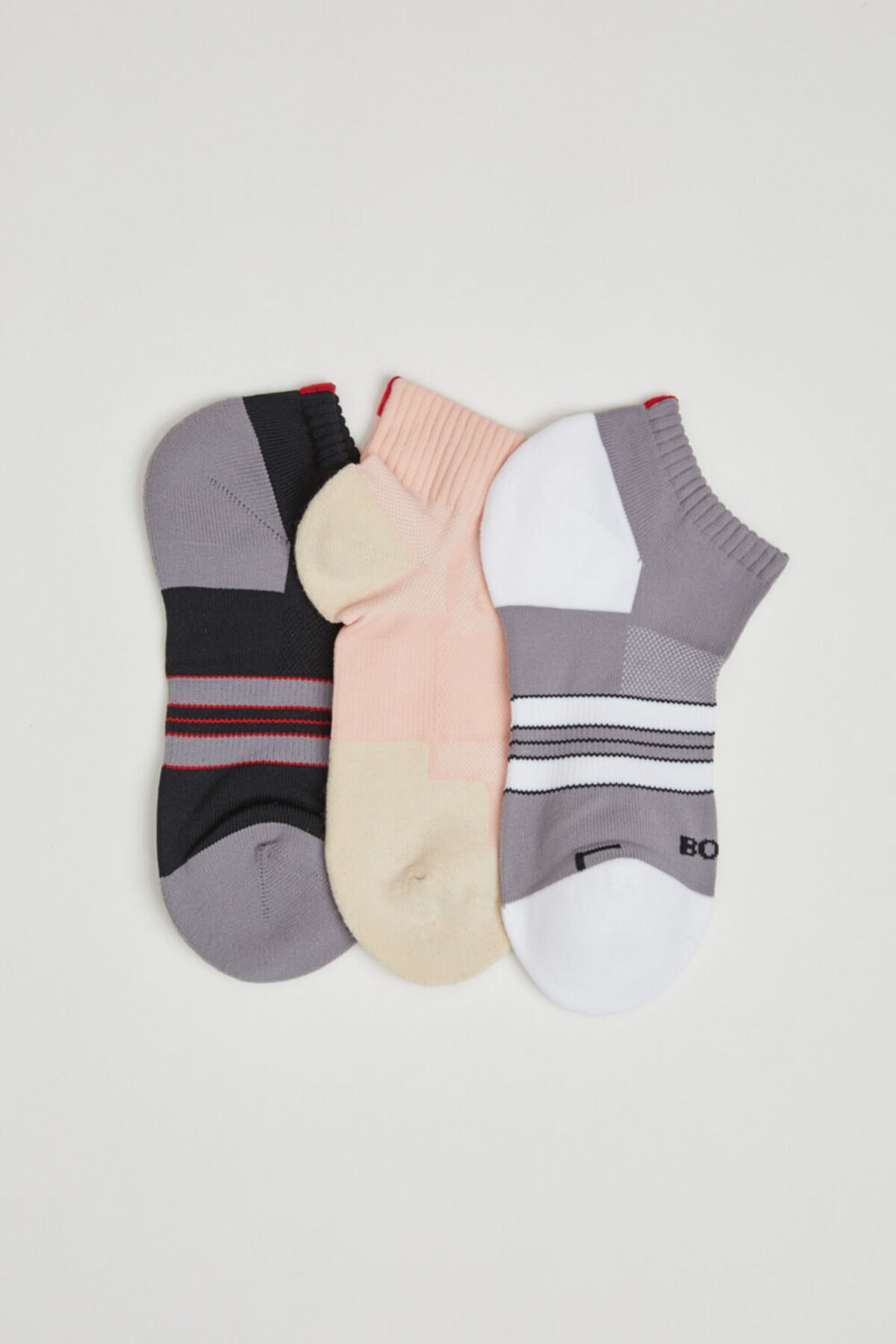 Katia&Bony 3'lü Paket Unisex Spor Step Çorap - Mix