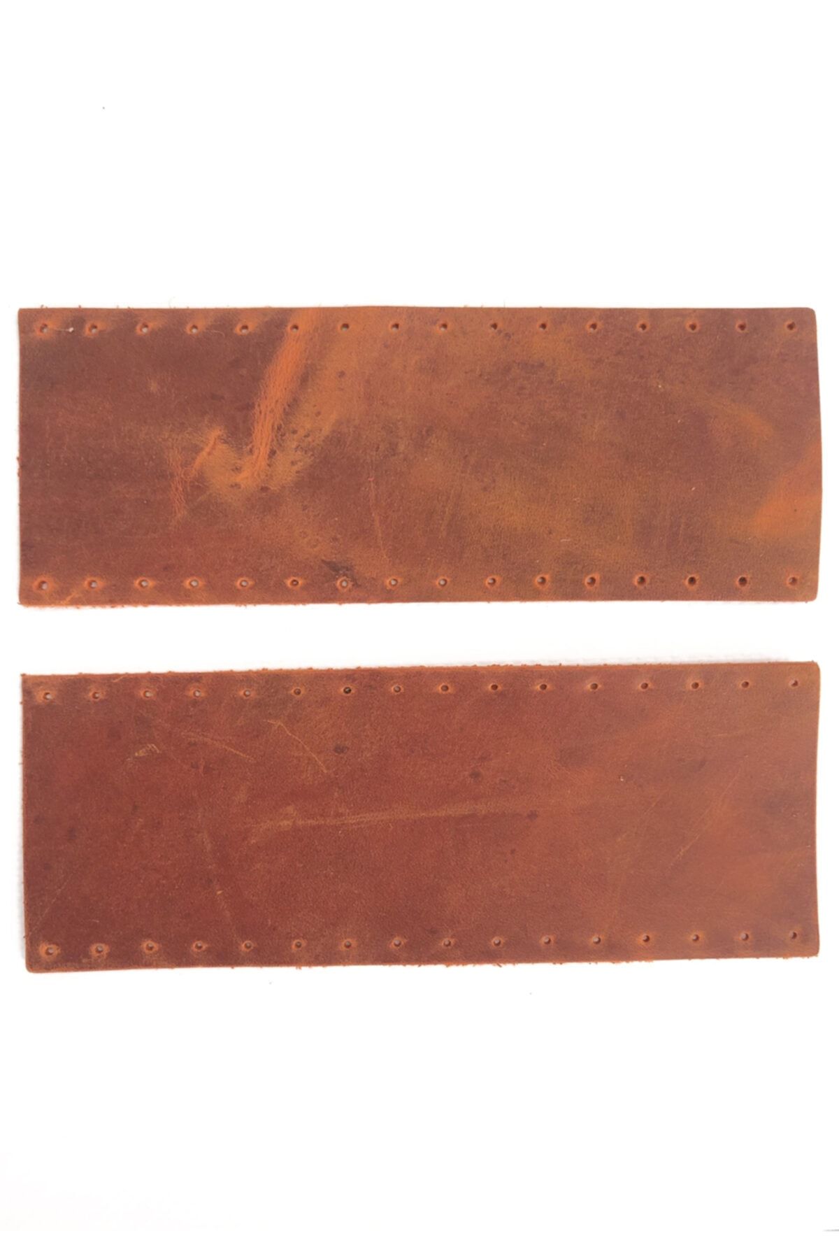 Alfa Tasarım Hakiki Deri Çanta Tutma Sapı - Crazy Oranj Rengi 16 Cm X 6 Cm