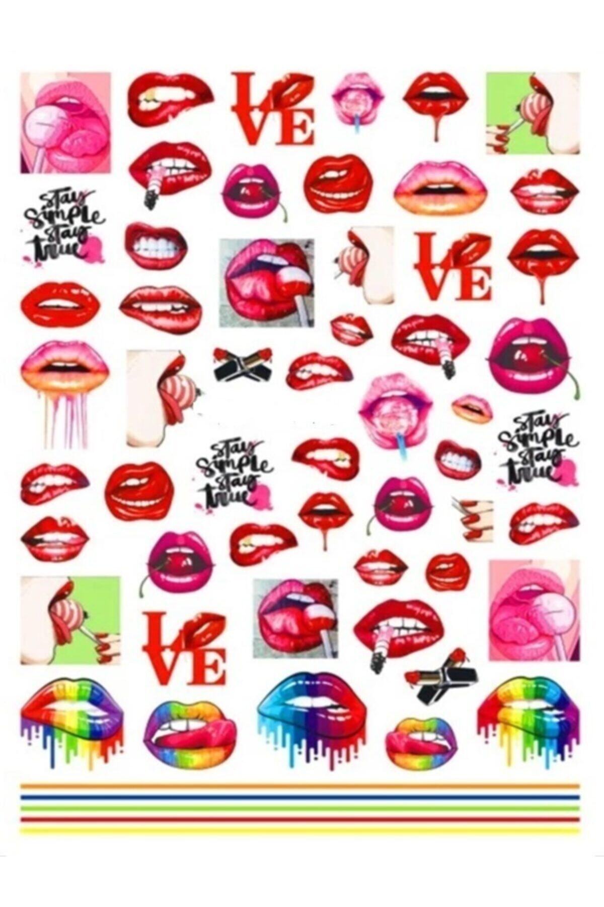 tırnak city Tırnak Sticker Dövme Nailart