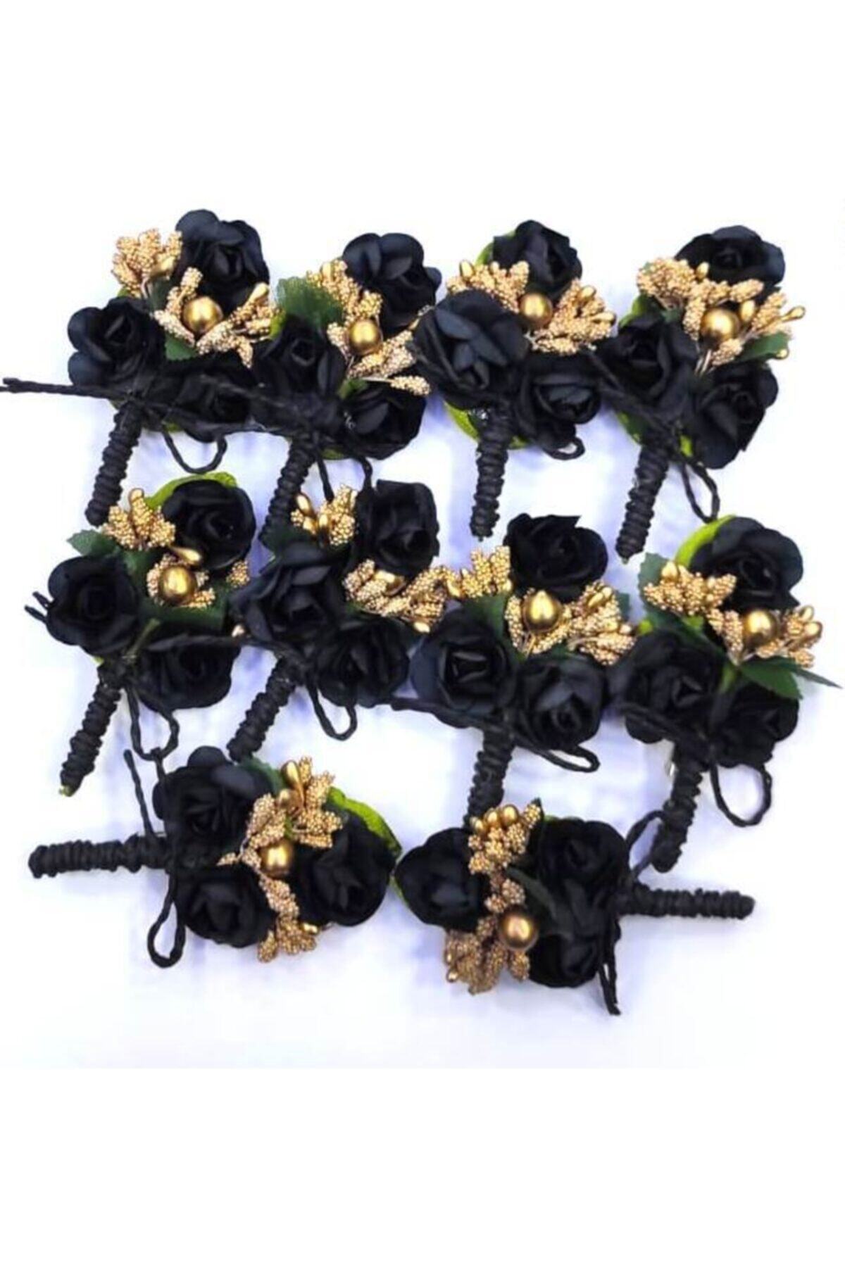 byYavuz Yaka Çiçeği Siyah 30 Lu Paket