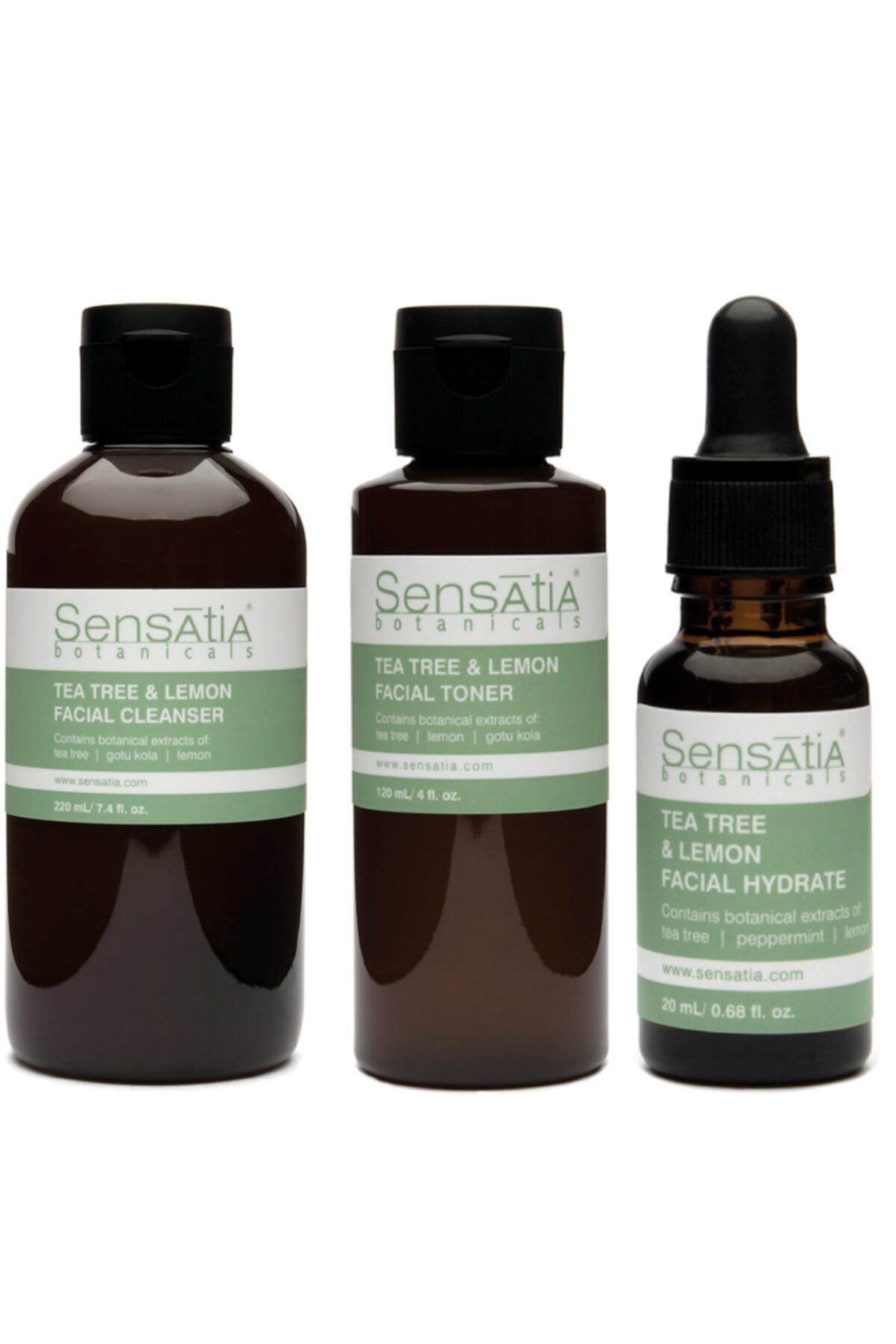 Sensatia Botanicals Çay Ağacı & Limon 3 Lü Bakım Seti