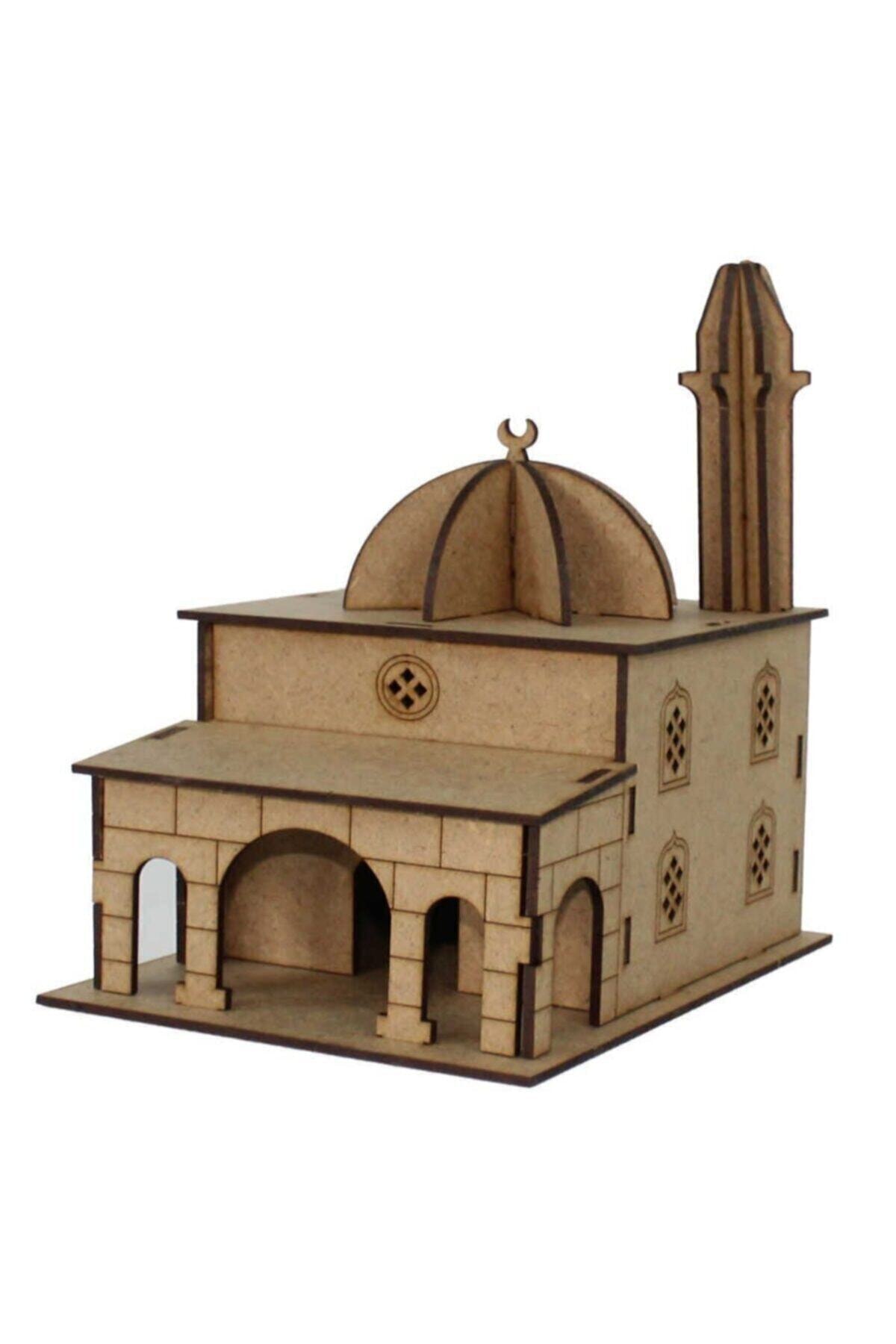 Ahşap Boyama Seti Maket Cami Ve Boya