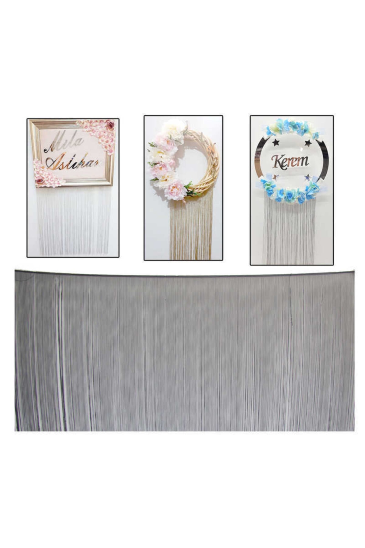 Acar Süs Püskül Dekor Ve Fon Süsü Siyah 2 Metre