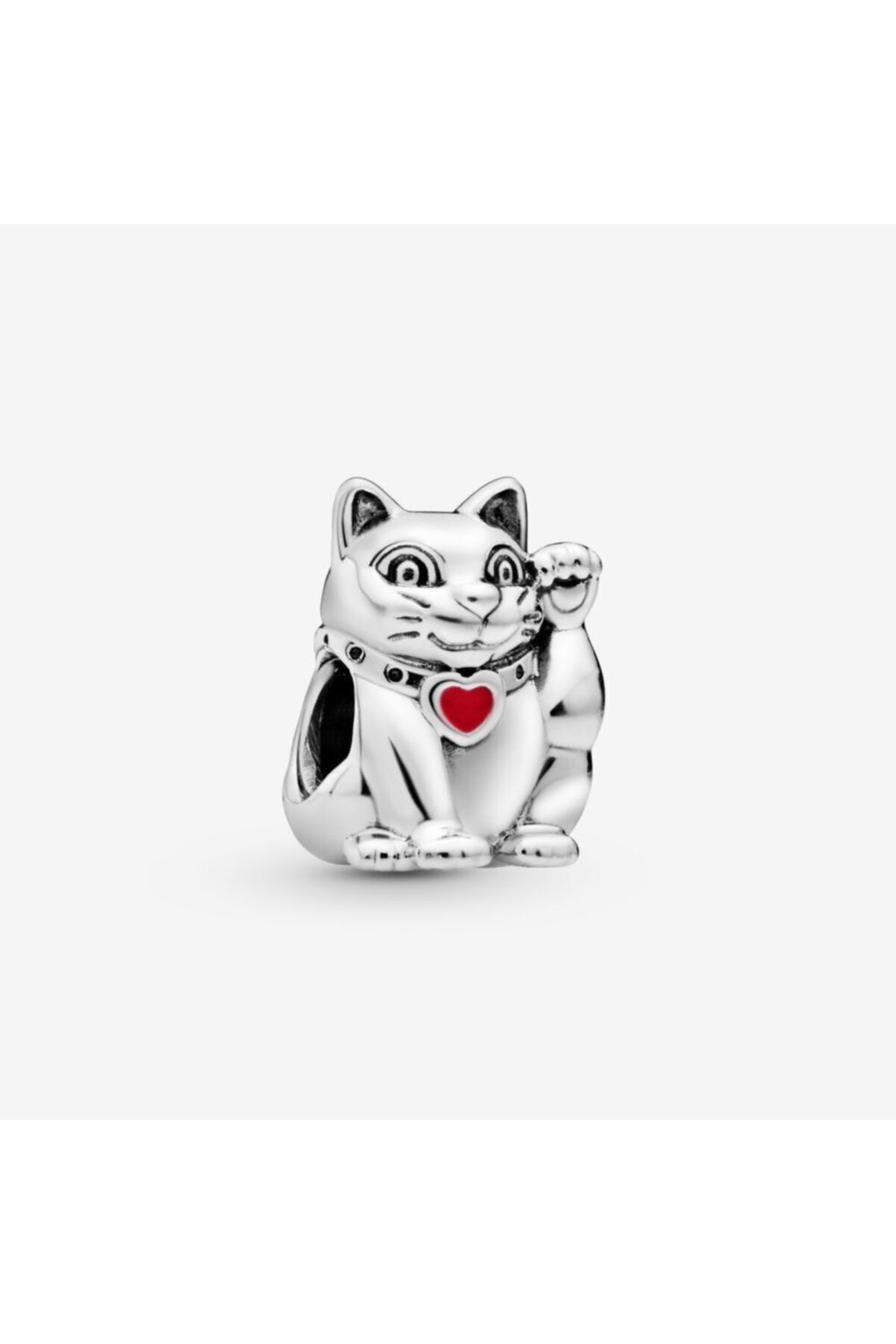 My Story Şanslı Kedi Lucky Cat Gümüş Charm