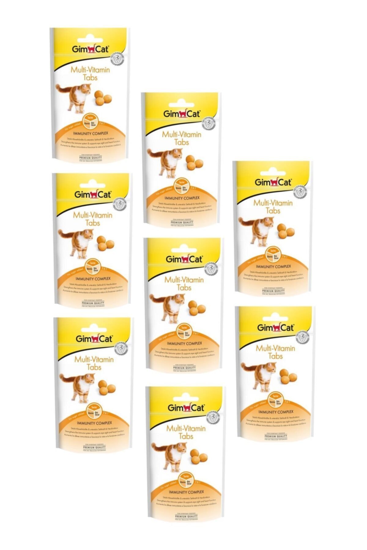 Gimcat Multi Vitamin Tabs Kedi Ödülü 40 Gr (8 Adet)