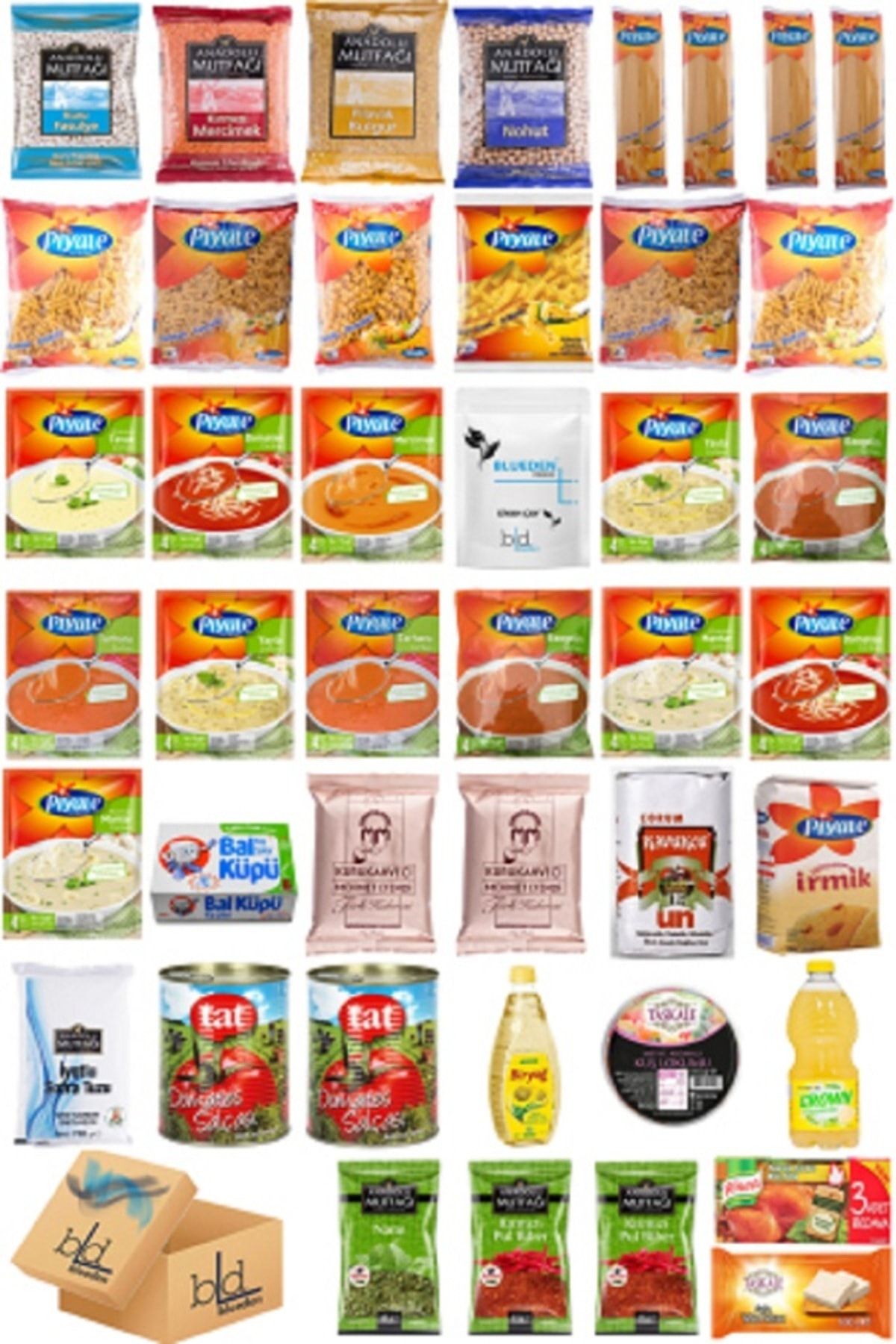Blueden Ramazan Kumanya Paketi 43 Parça 92 Nolu Paket