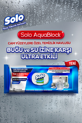 Aquablock Yüzey Temizlik Havlusu 3'lü 90 Yaprak Image 1