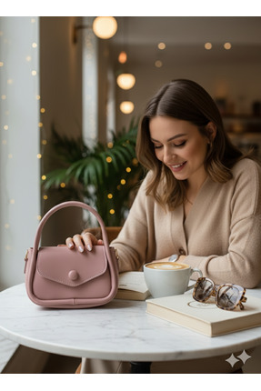 ZARF MODEL KADIN MİNİ EL VE OMUZ ÇANTASI Image 0