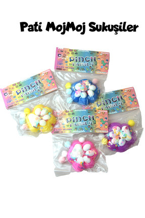 MojMoj Simli Ponponlu Kedi Patisi Sukuşi - 1 Adet Image 4